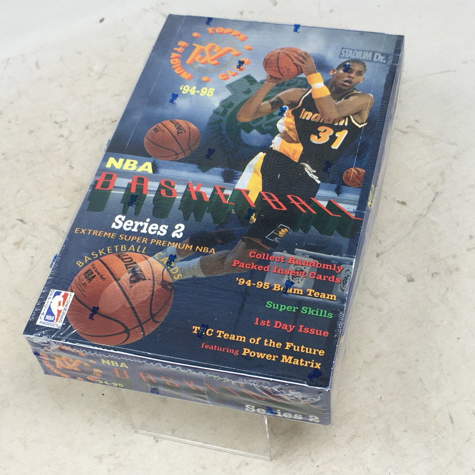 1994-95 Topps Stadium Club Basketball Series 2, Sealed Box (1 of 1)