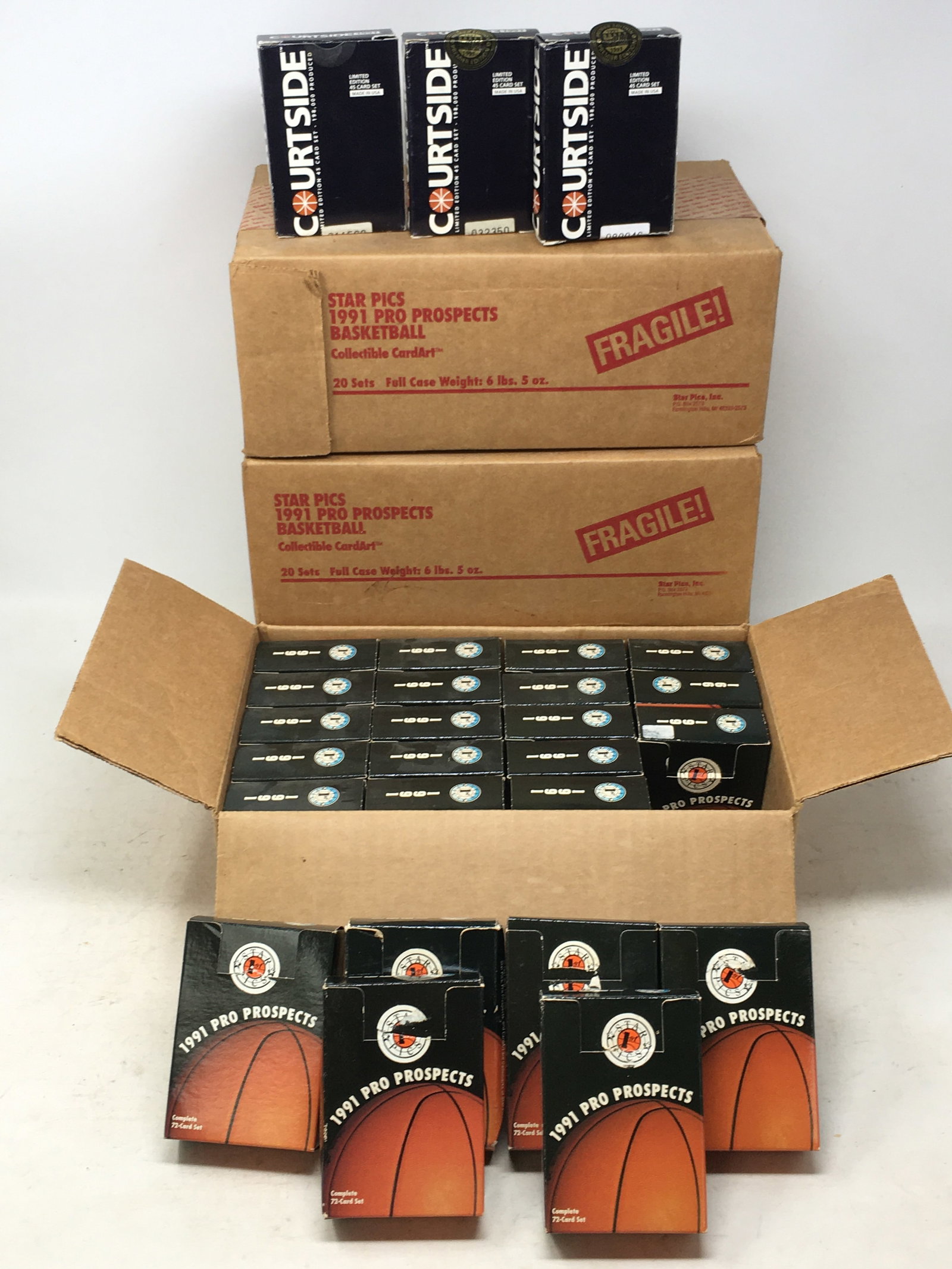 1991 Star Pics Pro Prospects Basketball Card Sets, Sealed (1 of 3)