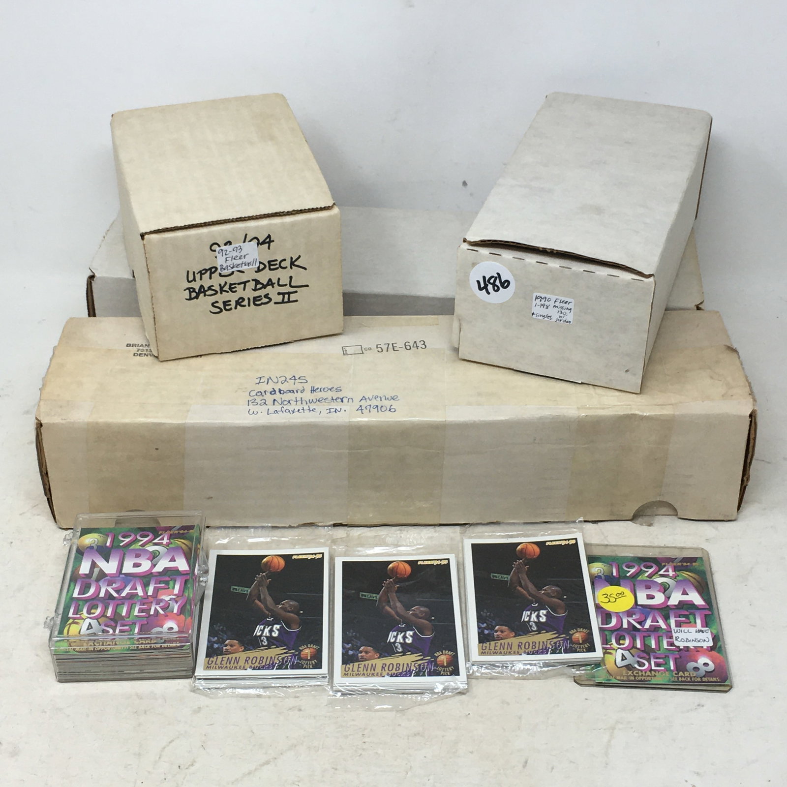 Group of Fleer Basketball Cards, 90-91; 92-93; 94-95 (1 of 1)