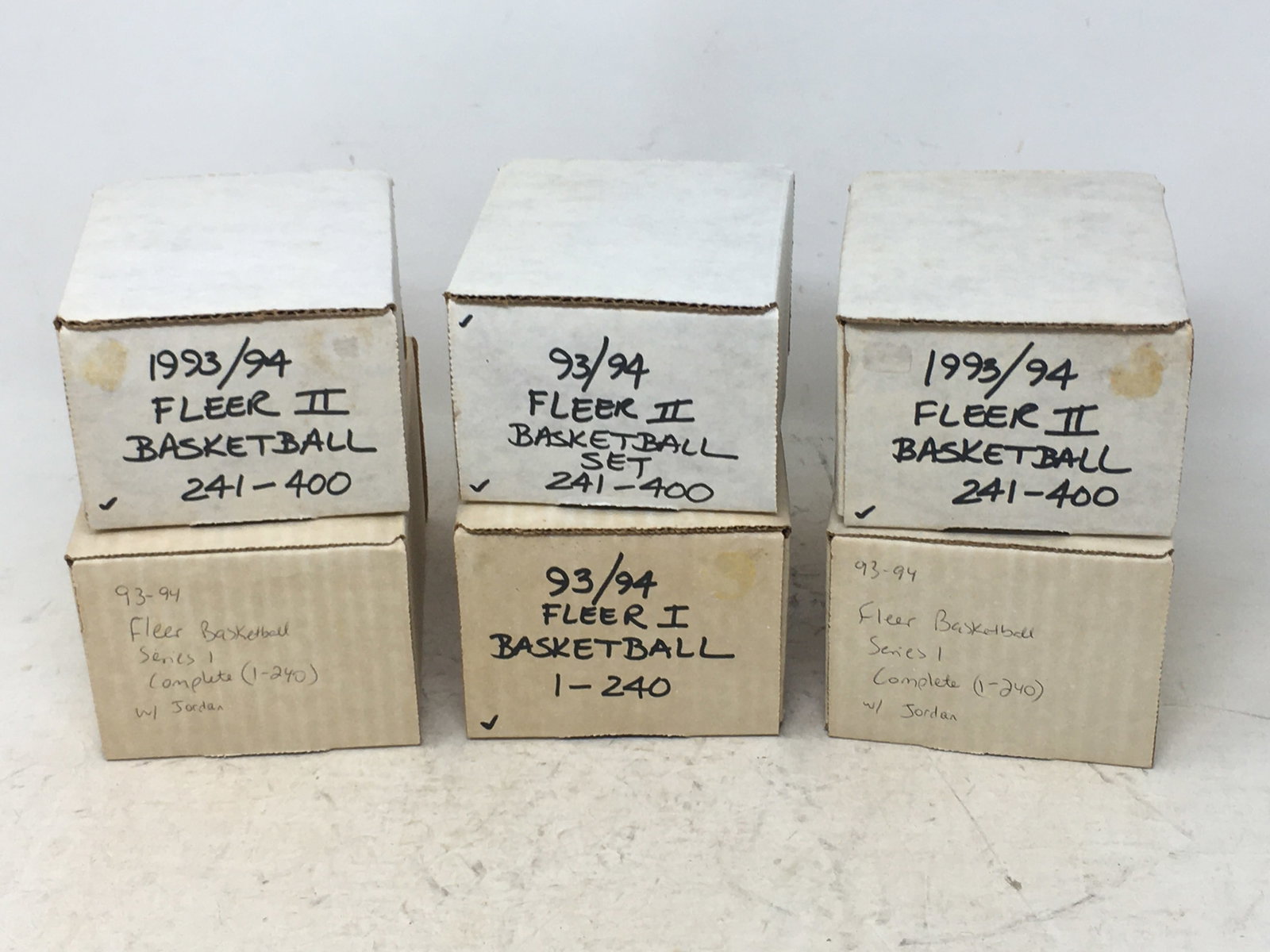 1993-94 Fleer Basketball Cards, (3) Complete Sets 1-400 (1 of 1)