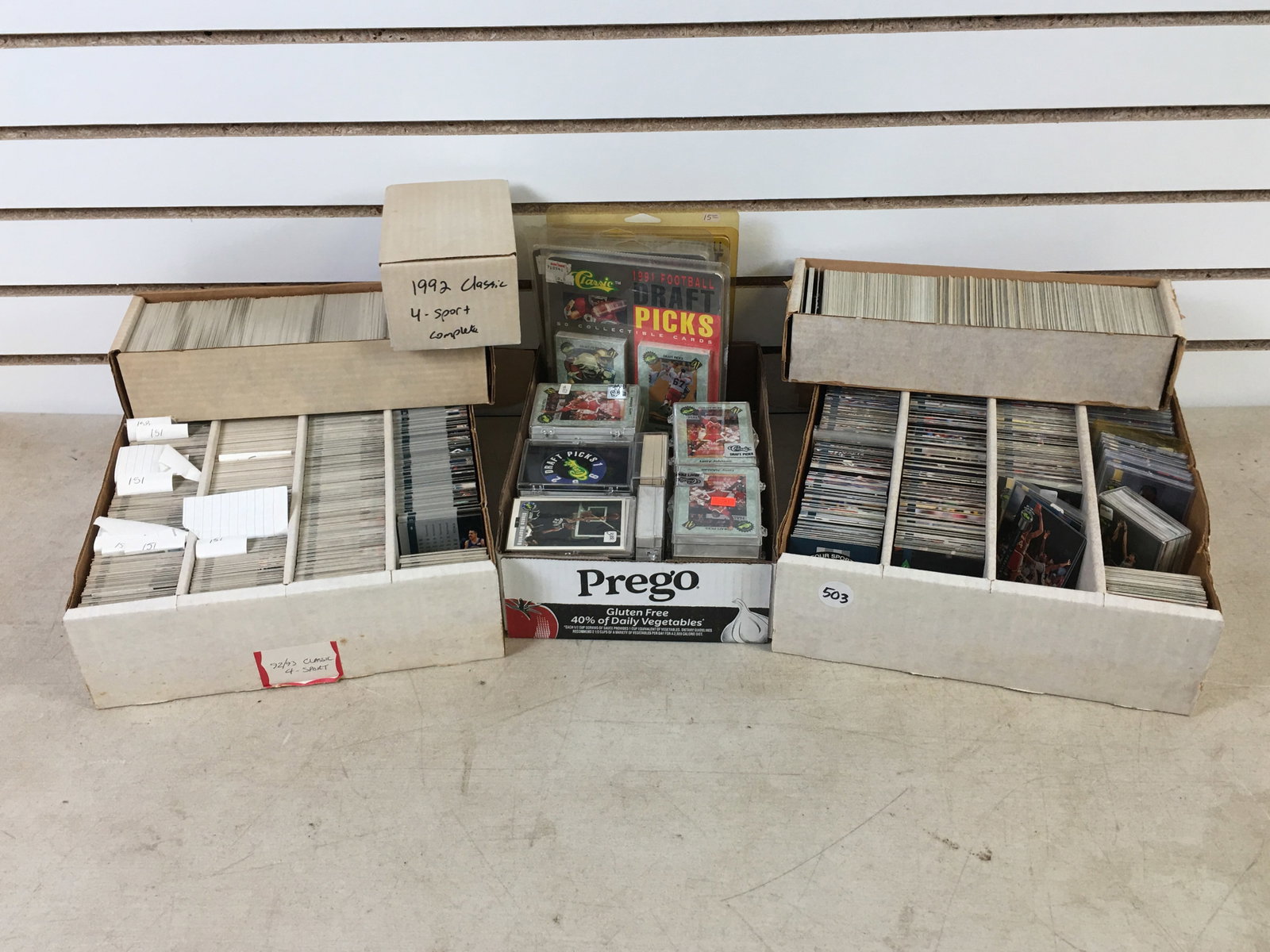 Large Group 1991 & 1992 Classic Sports Cards (1 of 3)