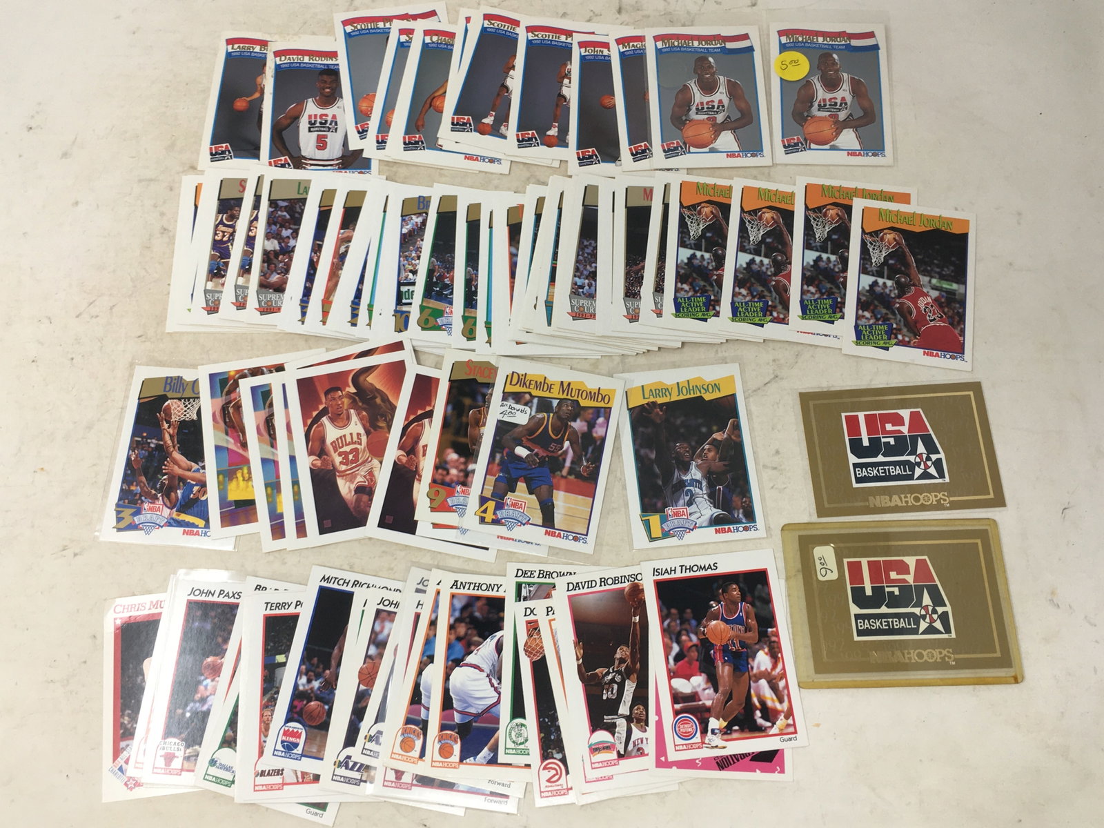 1991 NBA Hoops Basketball Cards, With Jordans (1 of 3)