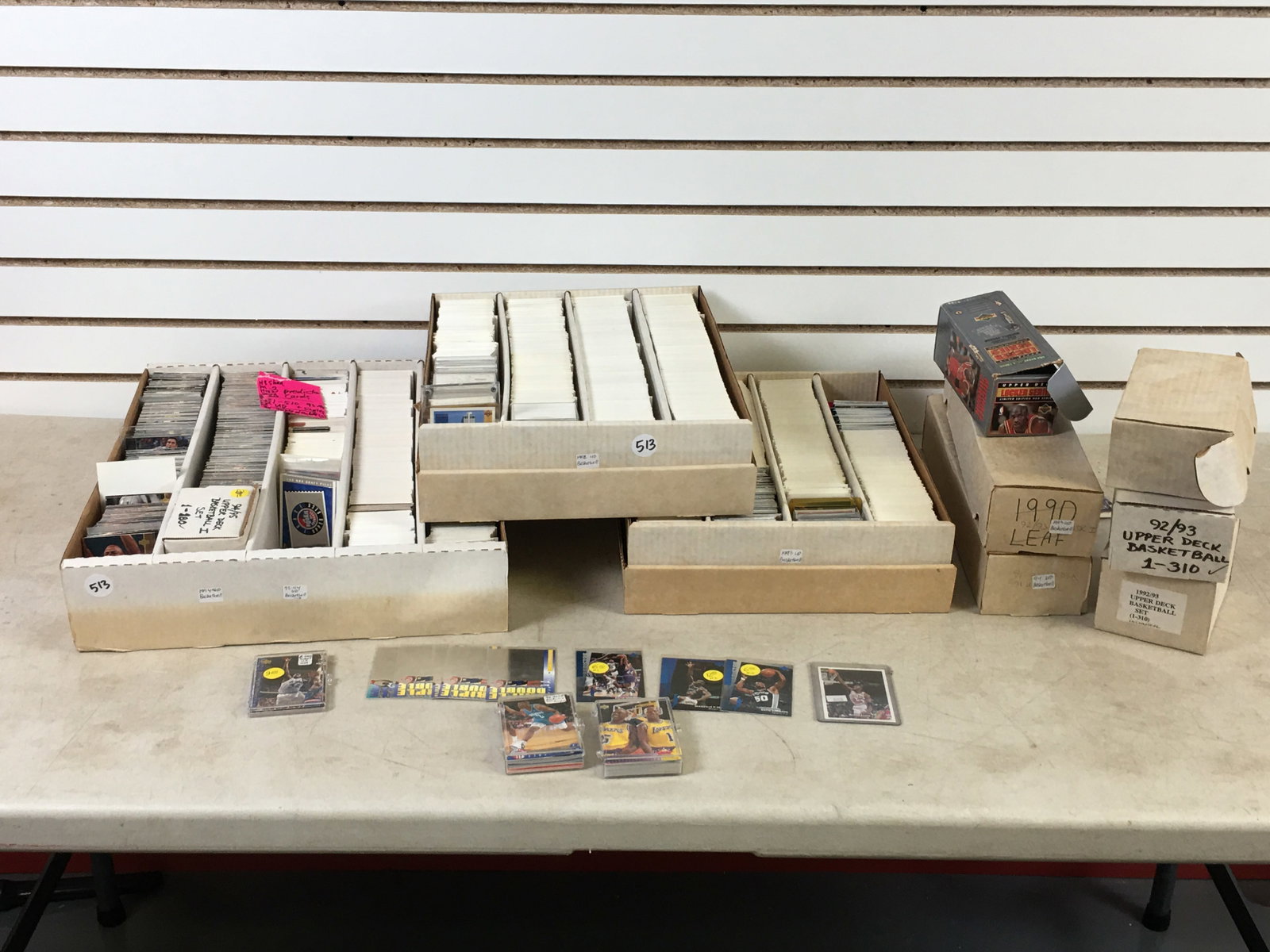 Large Group of 1990s Upper Deck Basketball Cards (1 of 6)