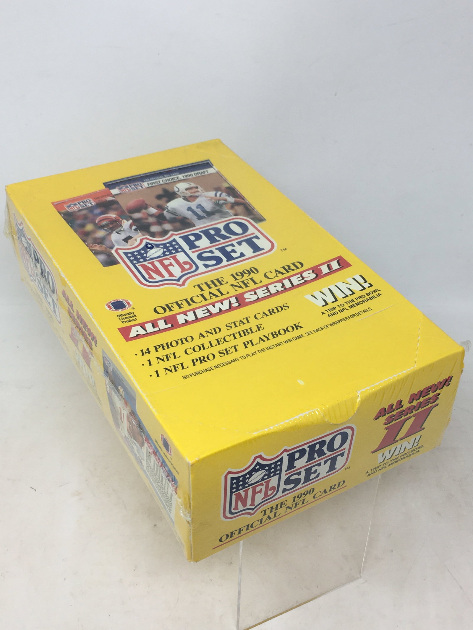 1990 NFL Pro Set Series 2, Sealed Box: 1990 NFL Pro Set Series 2 Football Cards, Sealed Box