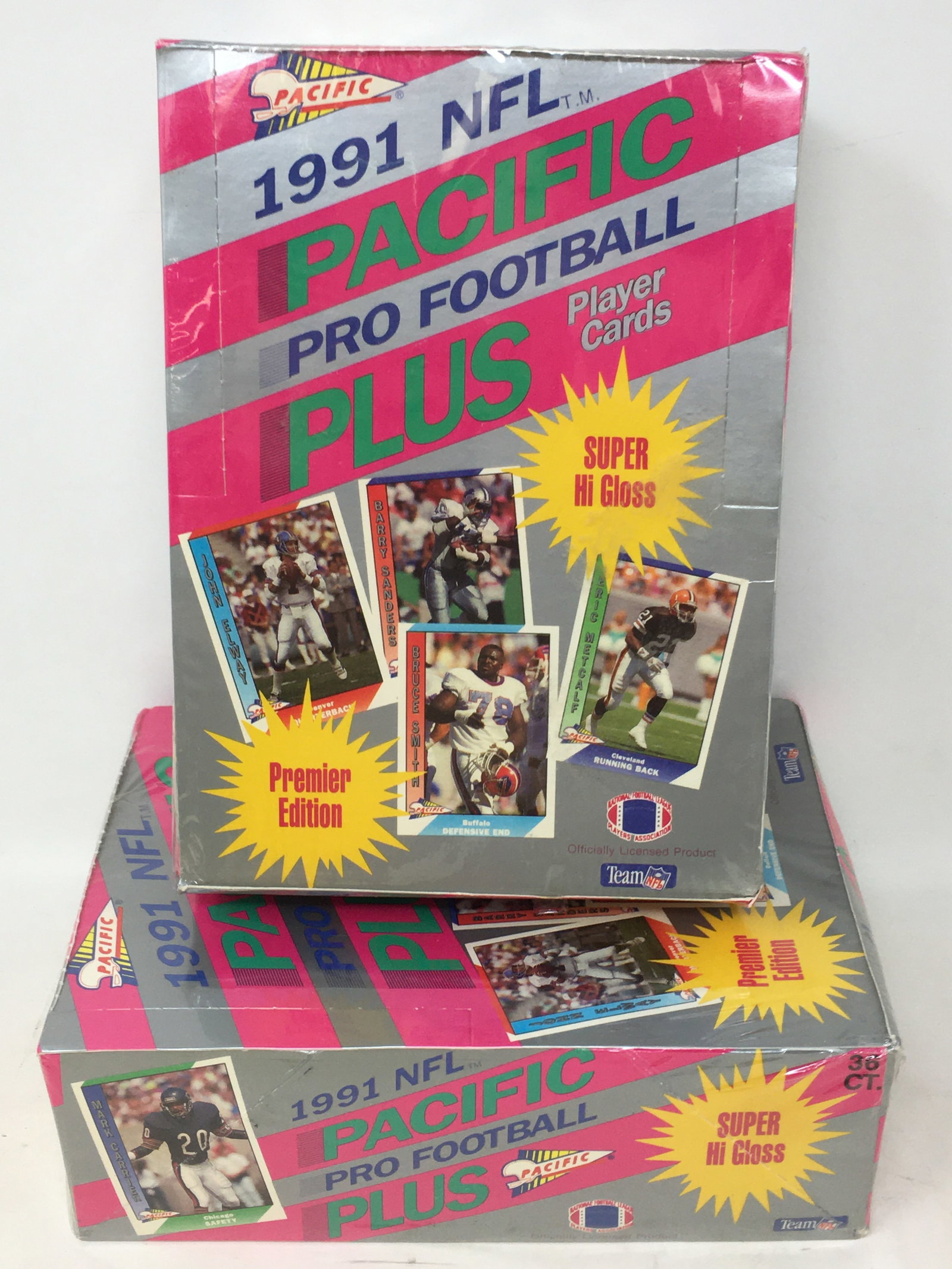 1991 Pacific Plus Football, (2) Sealed Boxes (1 of 1)