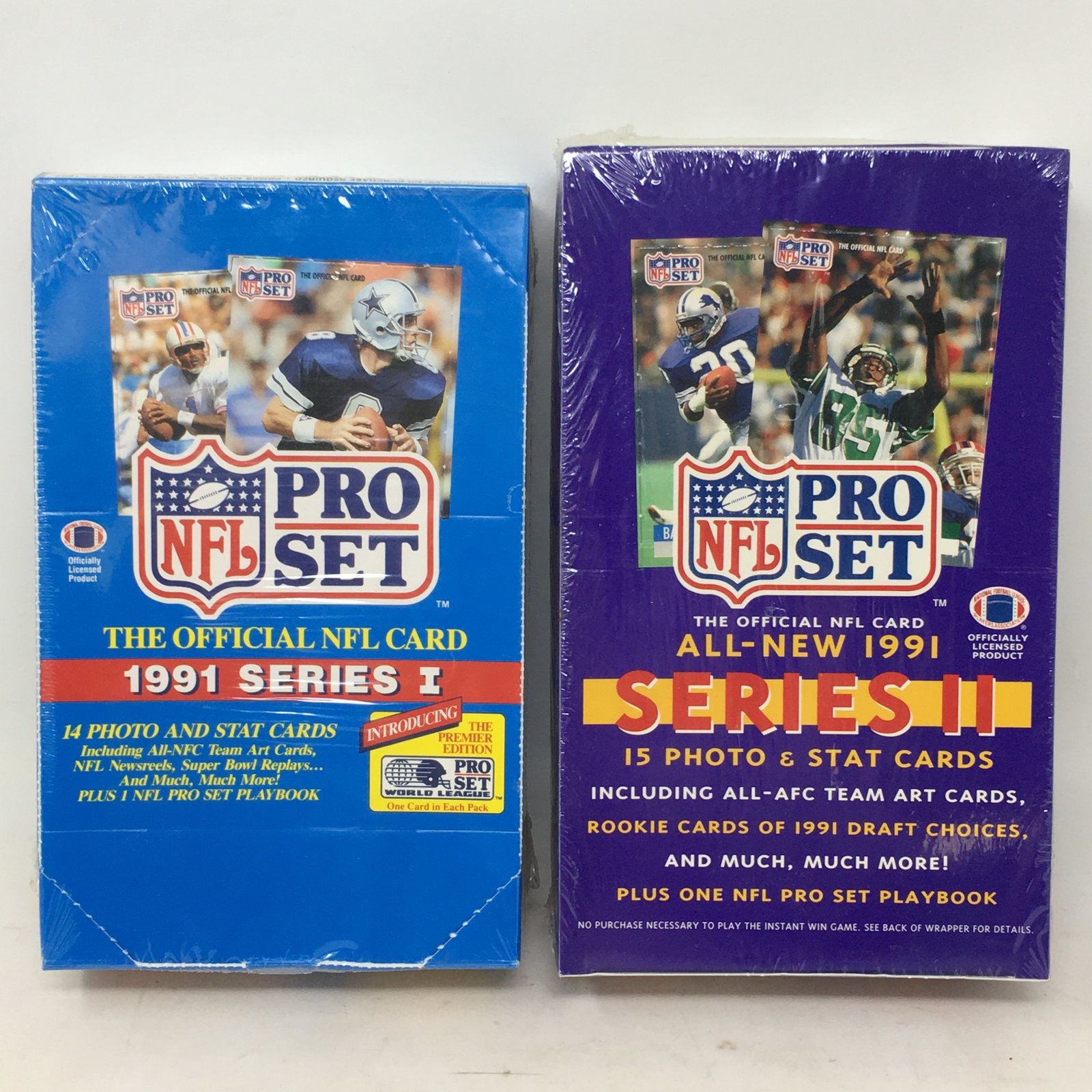 1991 NFL Pro Set Series 1 & 2, Sealed Boxes (1 of 2)