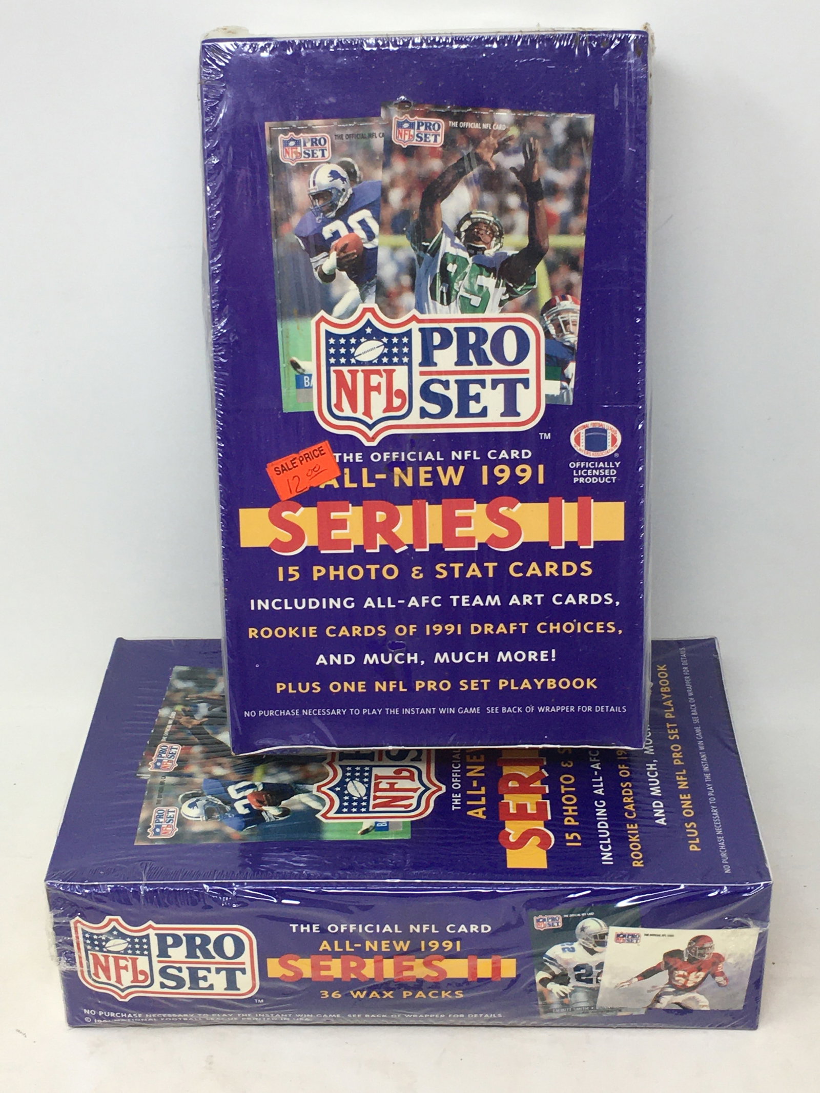 1991 NFL Pro Set Series 2, (2) Sealed Boxes (1 of 1)