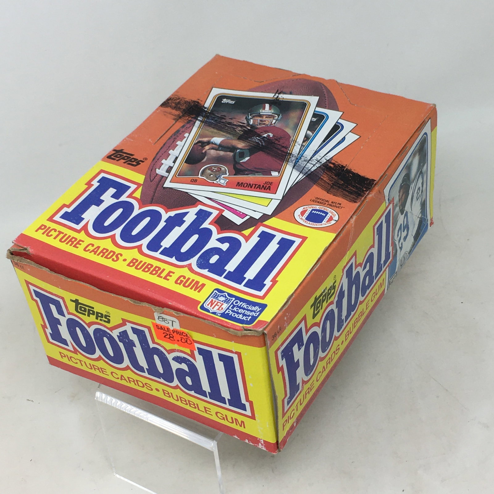 1988 Topps Football Picture Cards & Bubble Gum, Full Box (1 of 2)