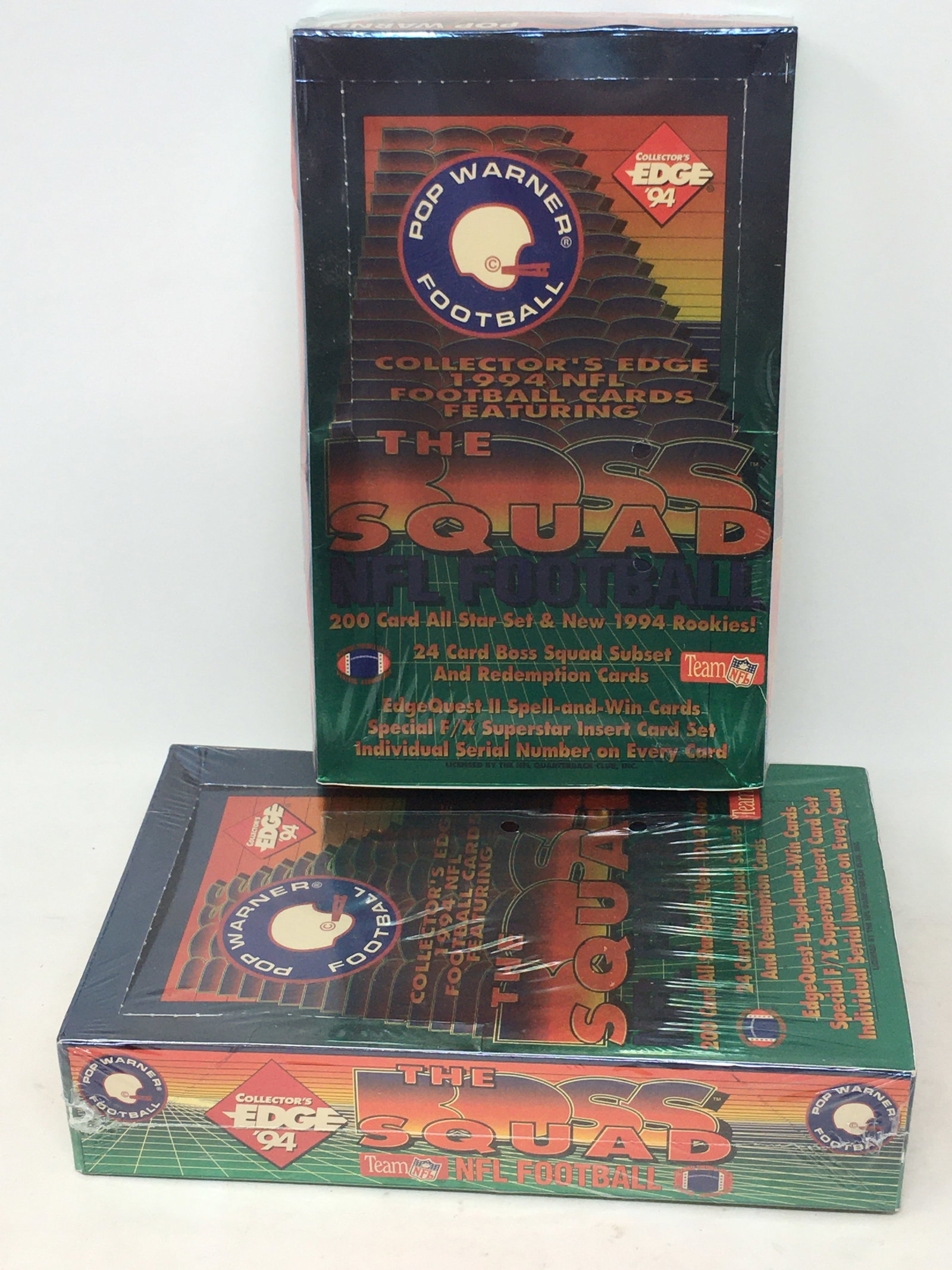 1994 Collector's Edge The Boss Squad Football, (2) Sealed Boxes (1 of 1)