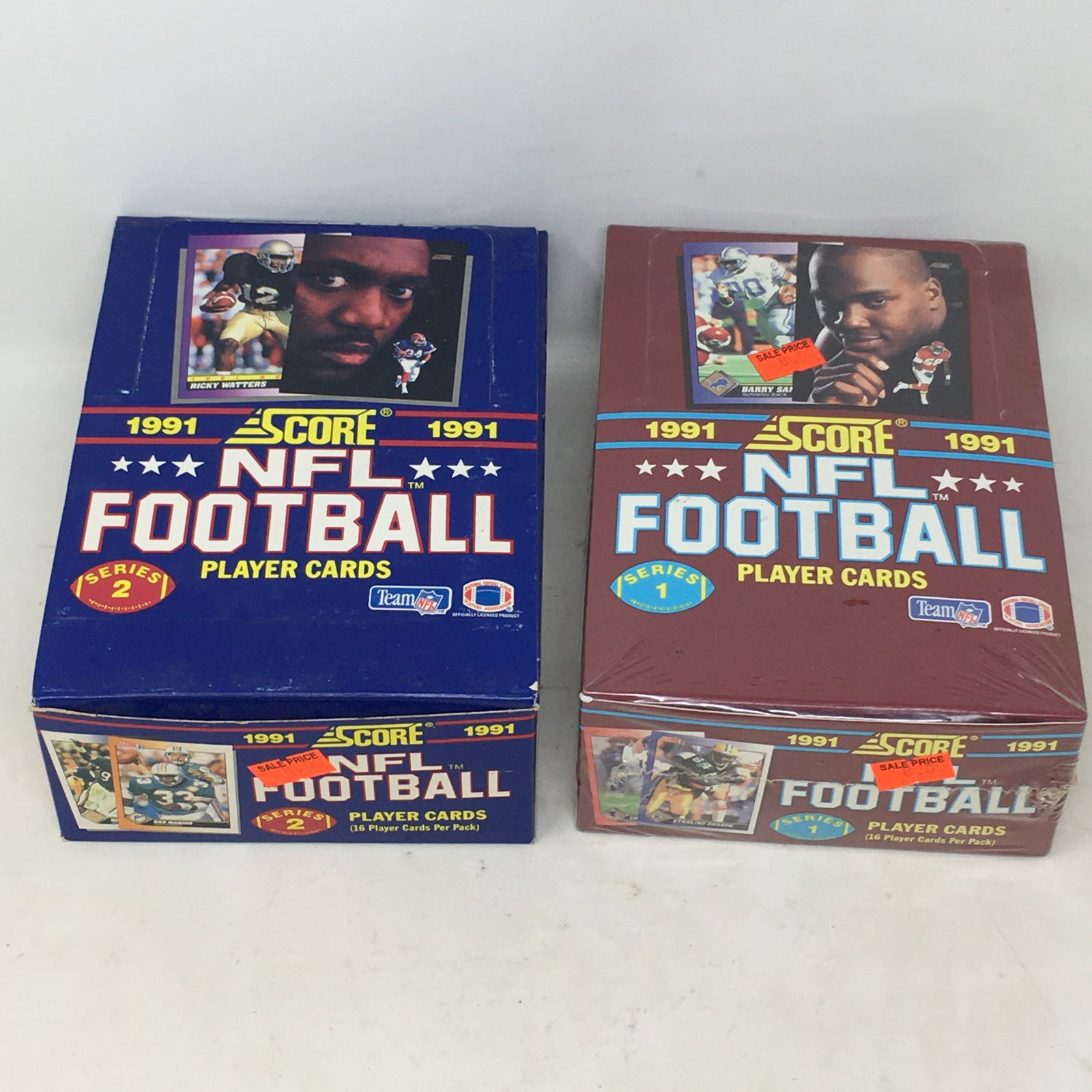 1991 Score NFL Football Cards, Series 1 & 2 (1 of 2)