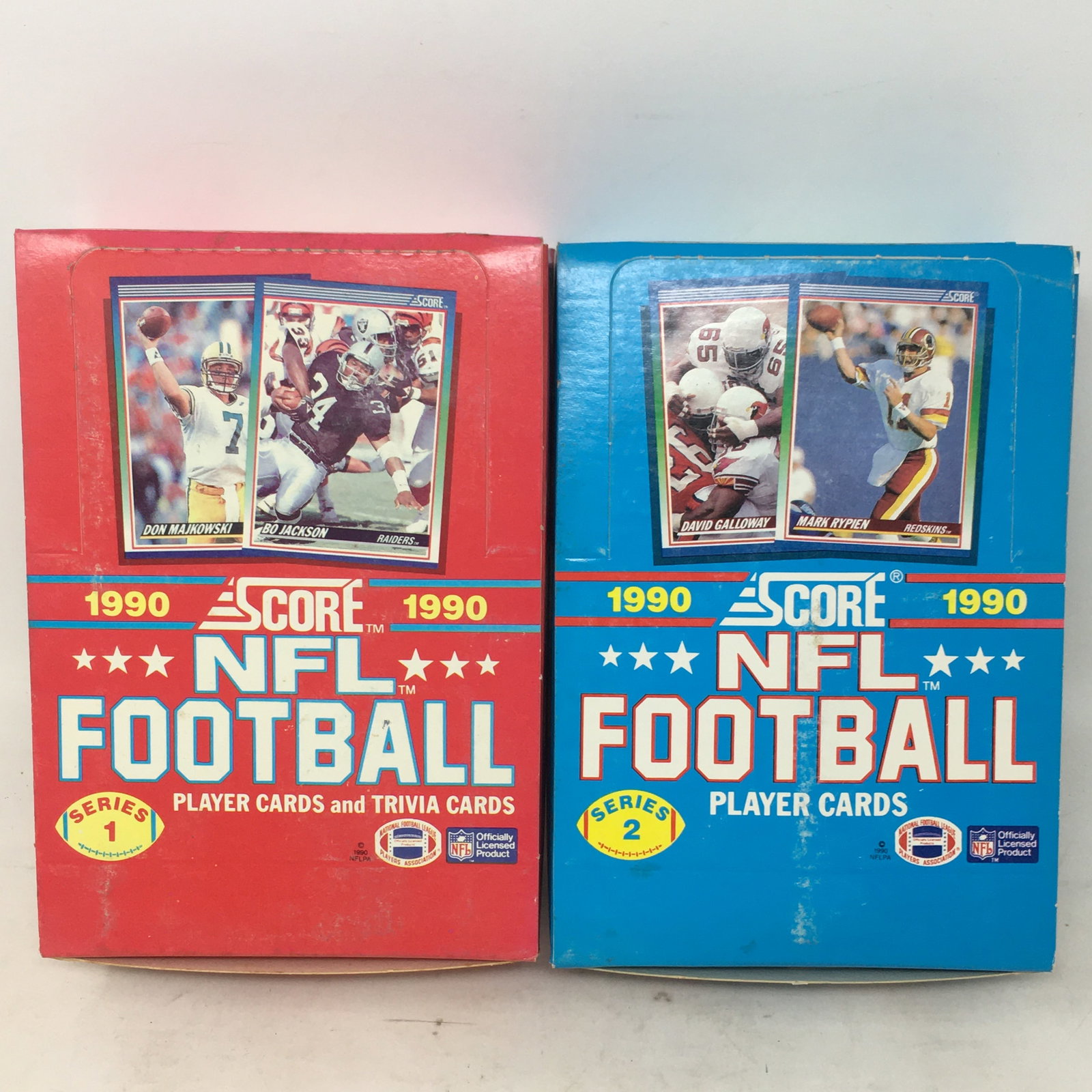 1990 Score NFL Football, Series 1 & 2, Full Boxes (1 of 2)