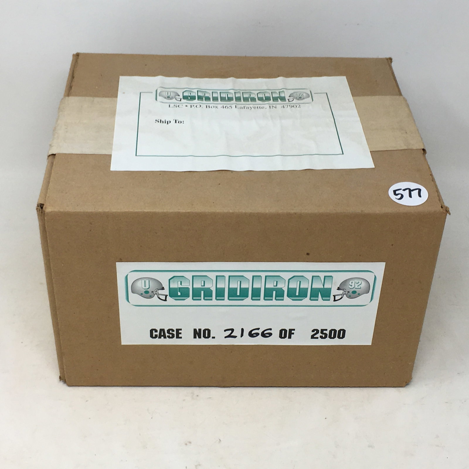 Sealed Case of 1992 Gridiron College Football Cards (1 of 1)