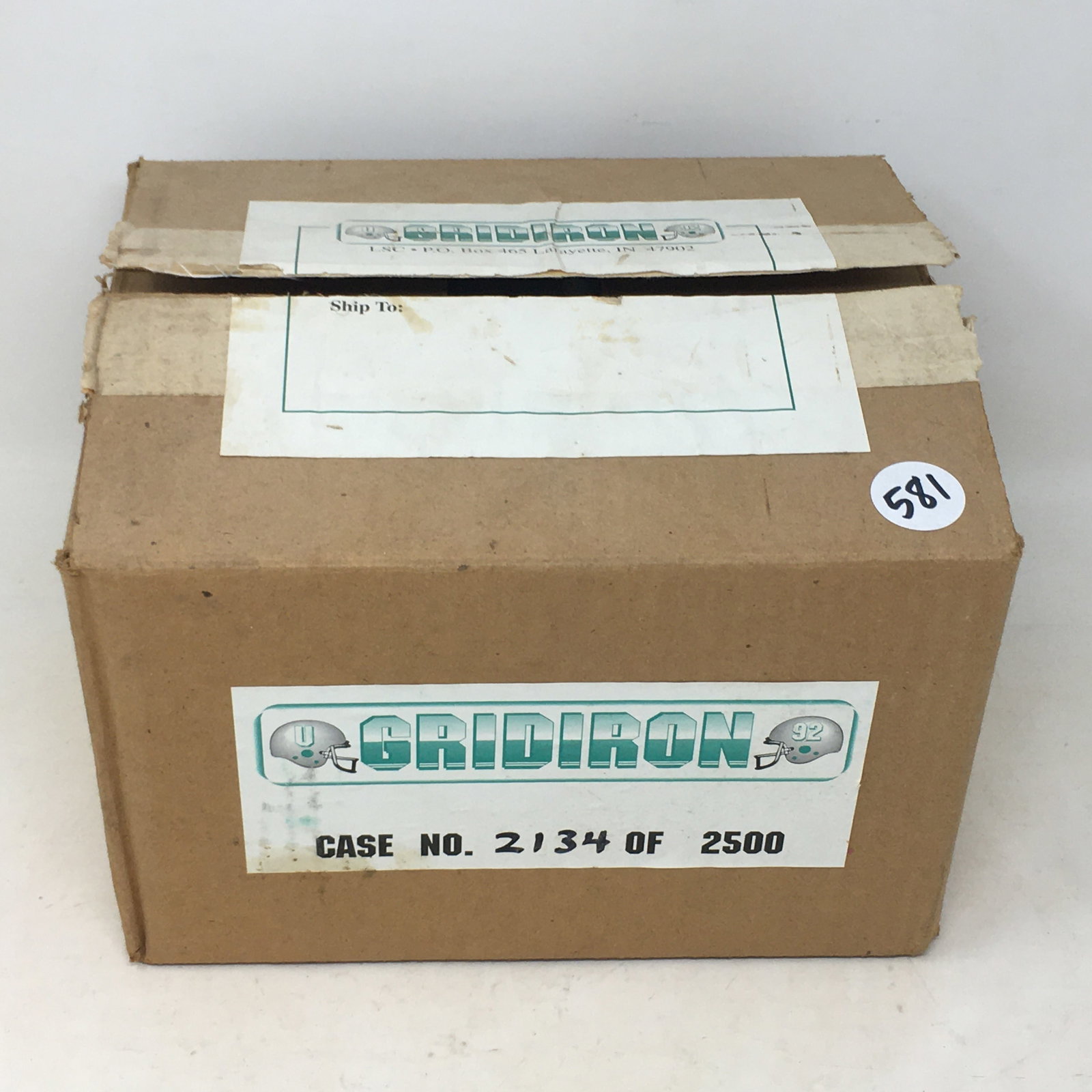 Case of 1992 Gridiron College Football Cards (1 of 1)
