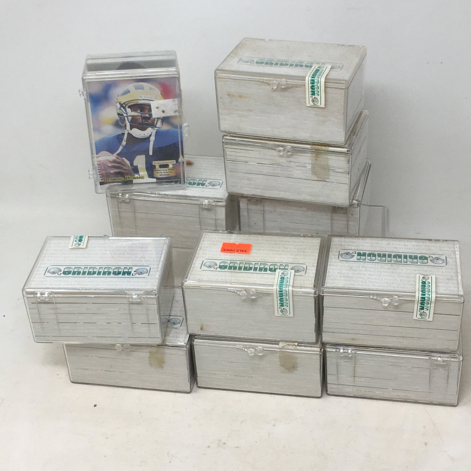 (11) Boxes 1992 Gridiron College Football Cards: (11) Boxes 1992 Gridiron College Football Cards