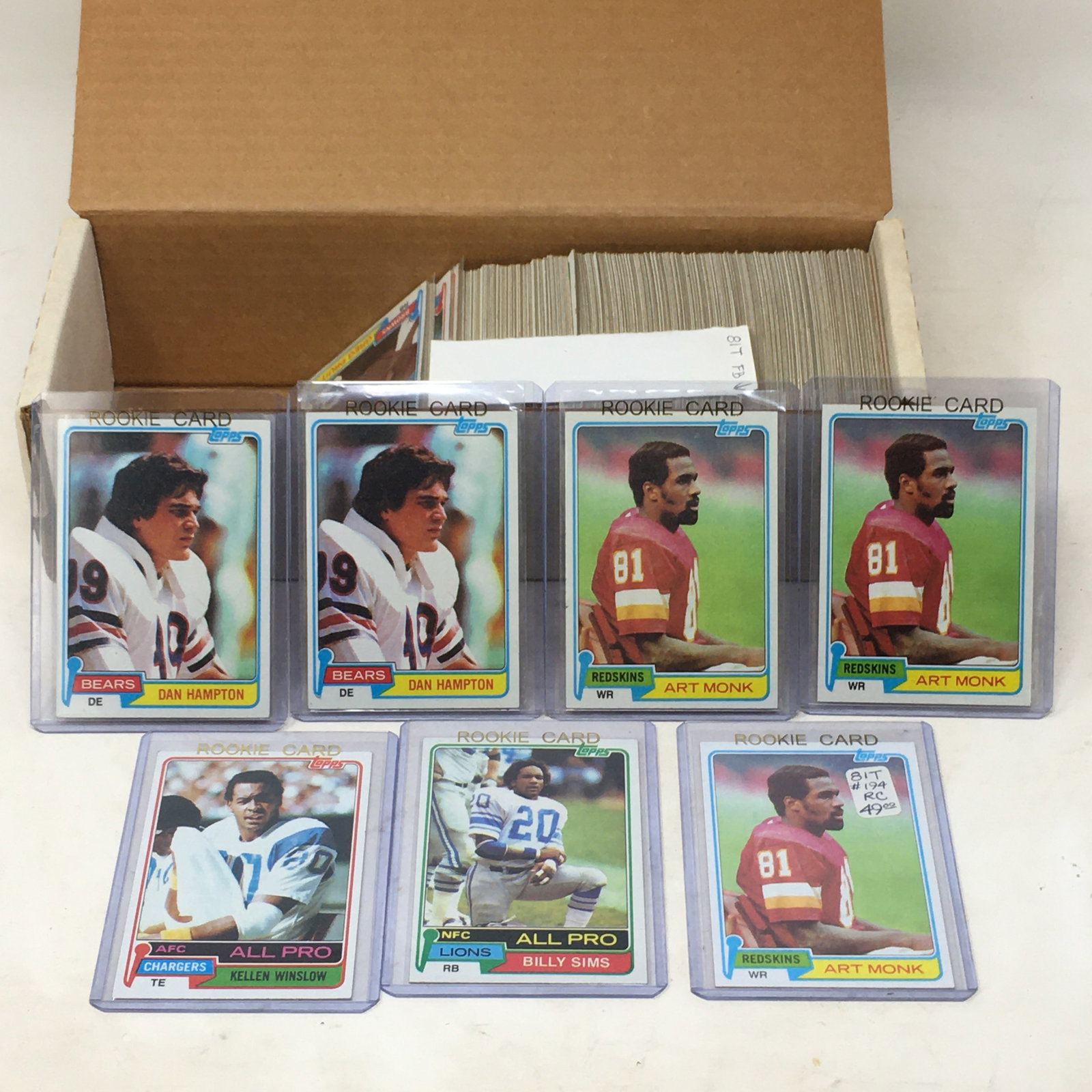 1981 Topps Football Cards (1 of 4)