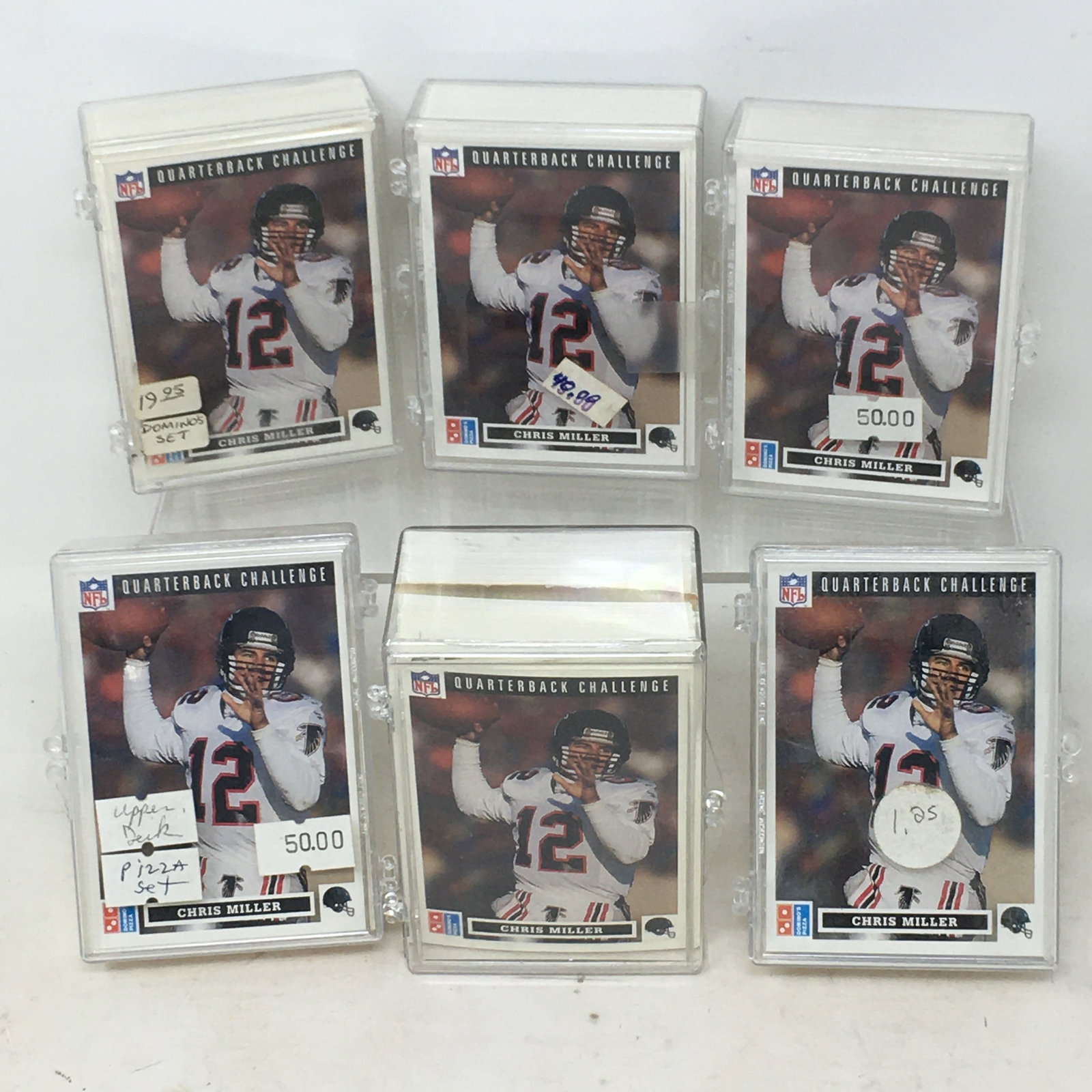 1991 Domino's Pizza Upper Deck Quarterback Challenge, (7) Sets (1 of 1)