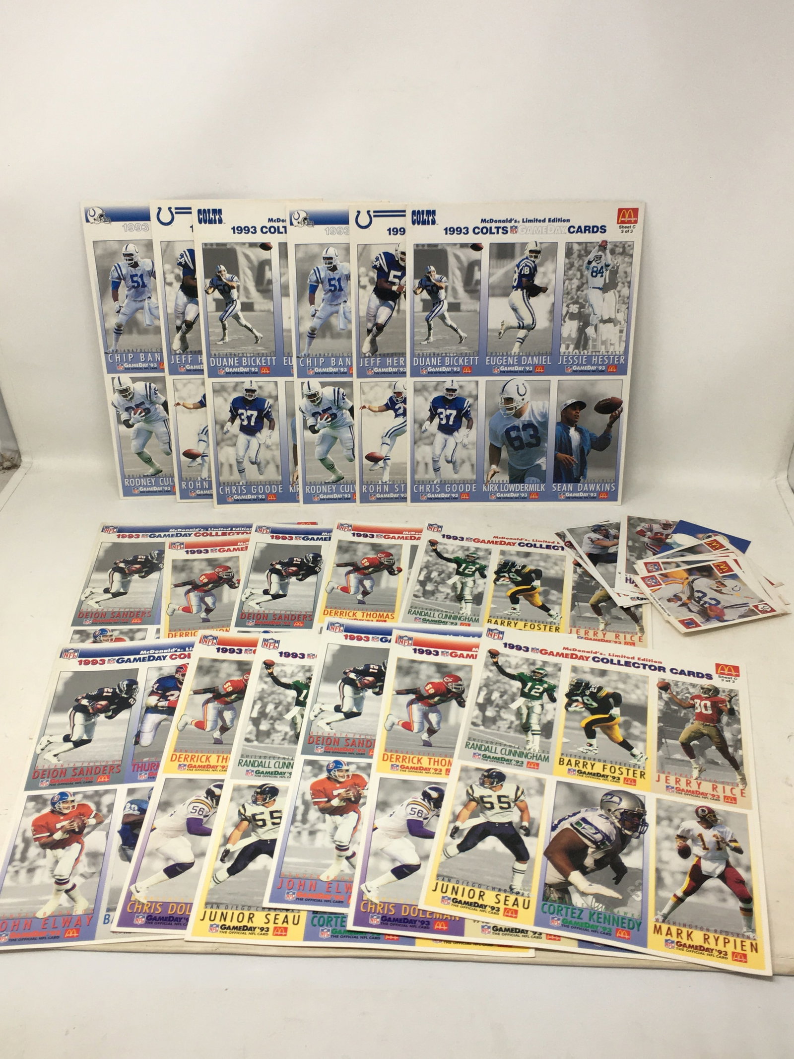 1993 McDonald's Game Day Football Card Sets (1 of 5)