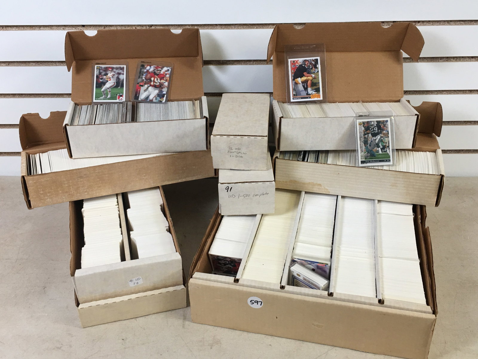 Group of 1990s Upper Deck Football Cards (1 of 4)