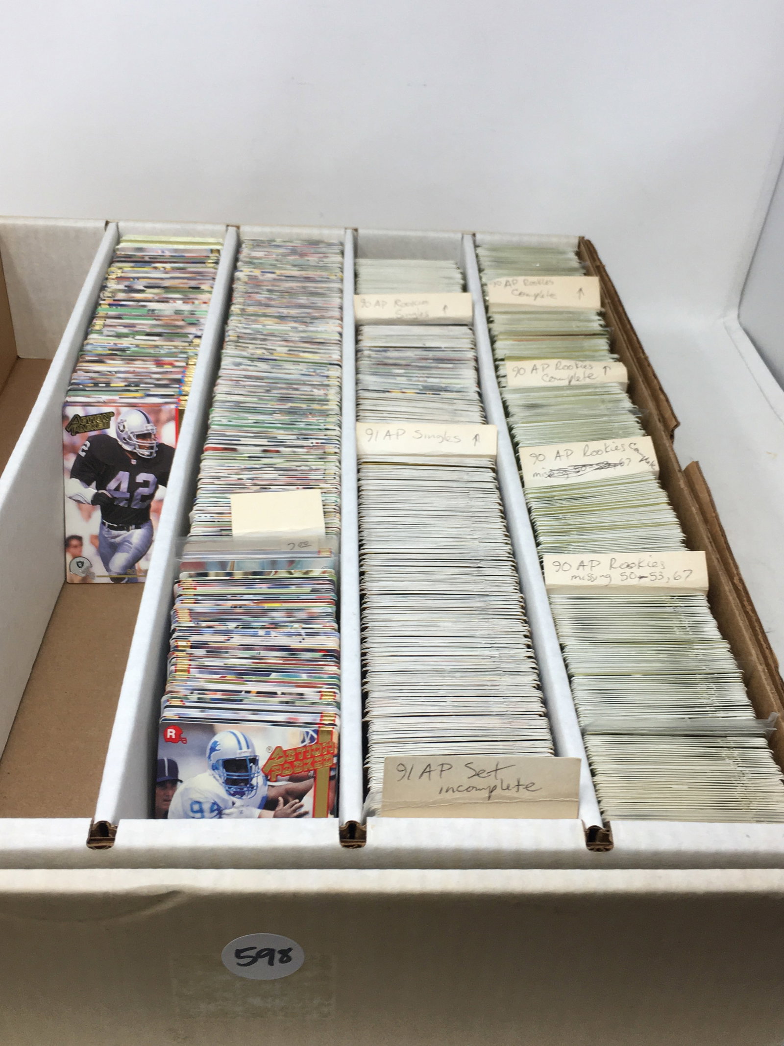 Group of 1990, '91 Action Packed Football Cards (1 of 3)