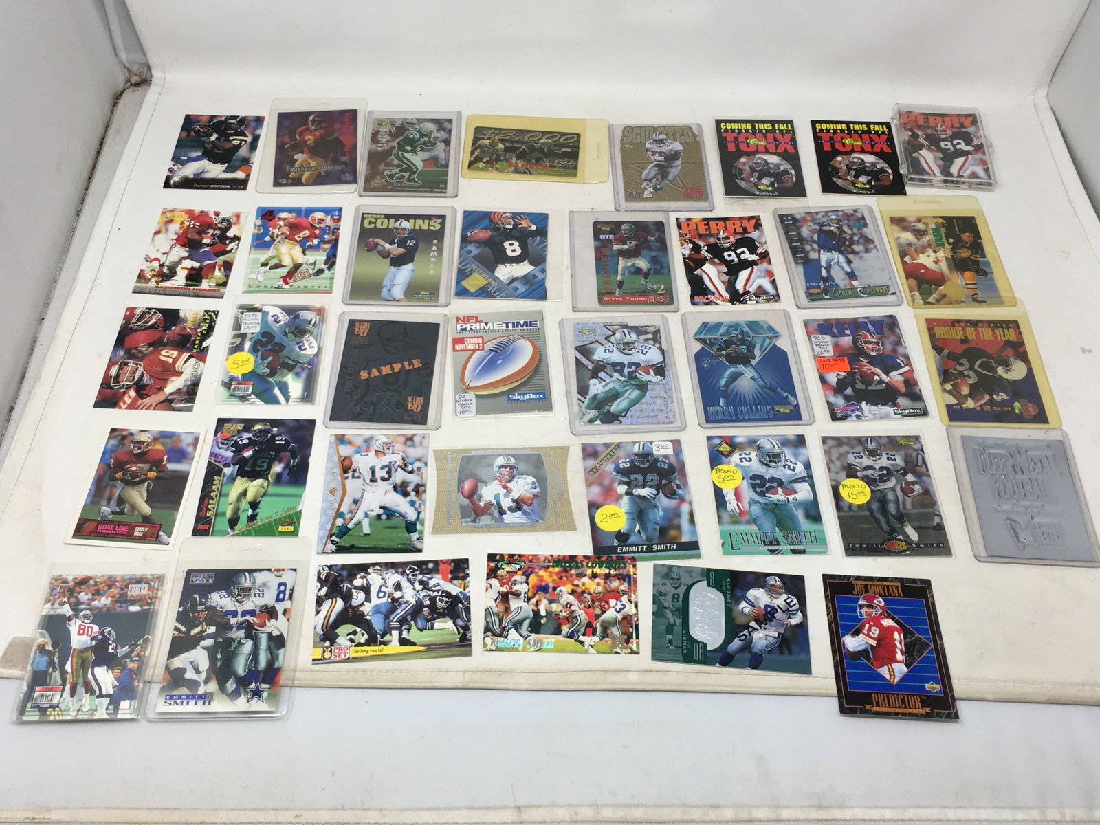 Group of Misc. NFL Football Promotional Cards (1 of 12)