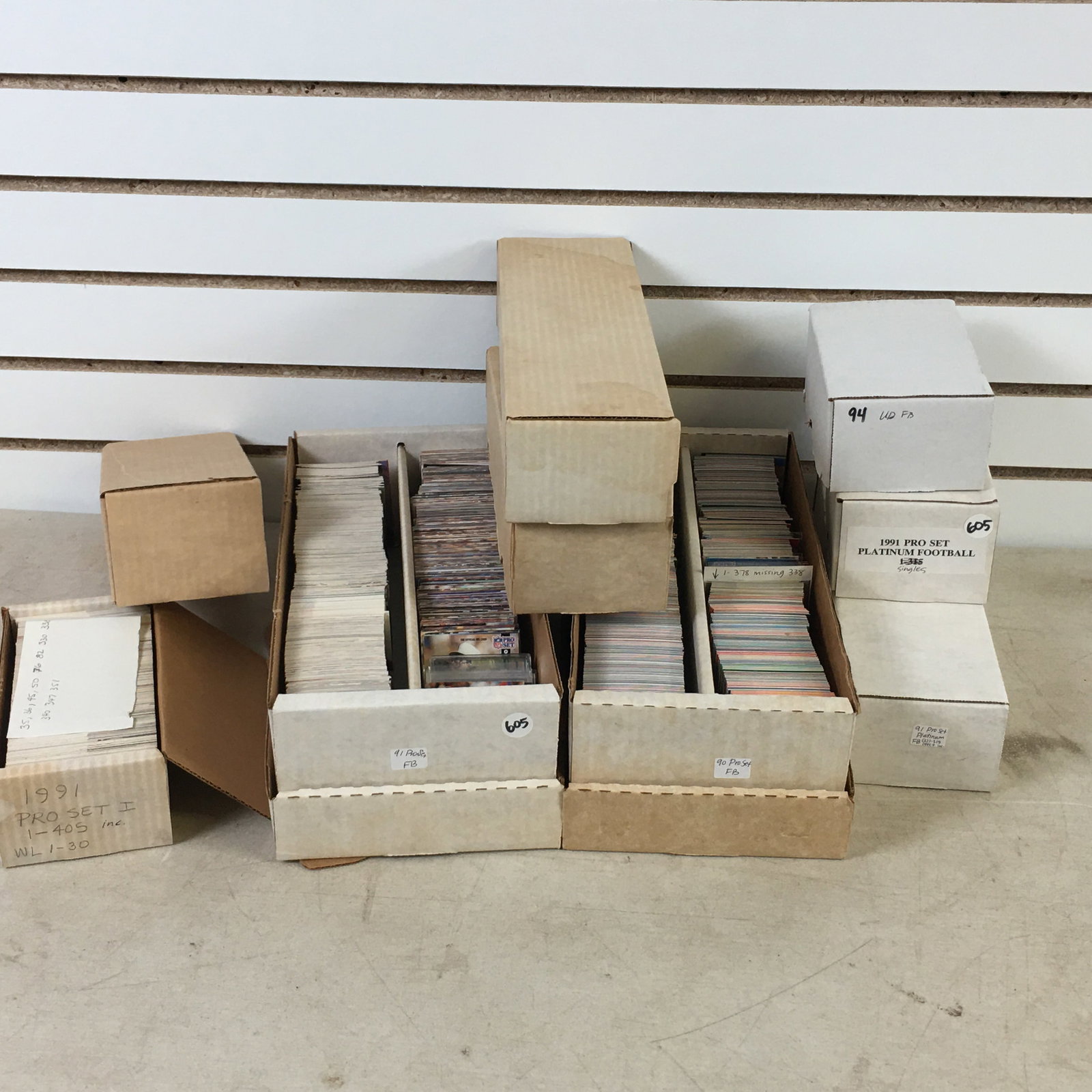 Group of Pro Set Football Cards, 1989-1991 (1 of 2)