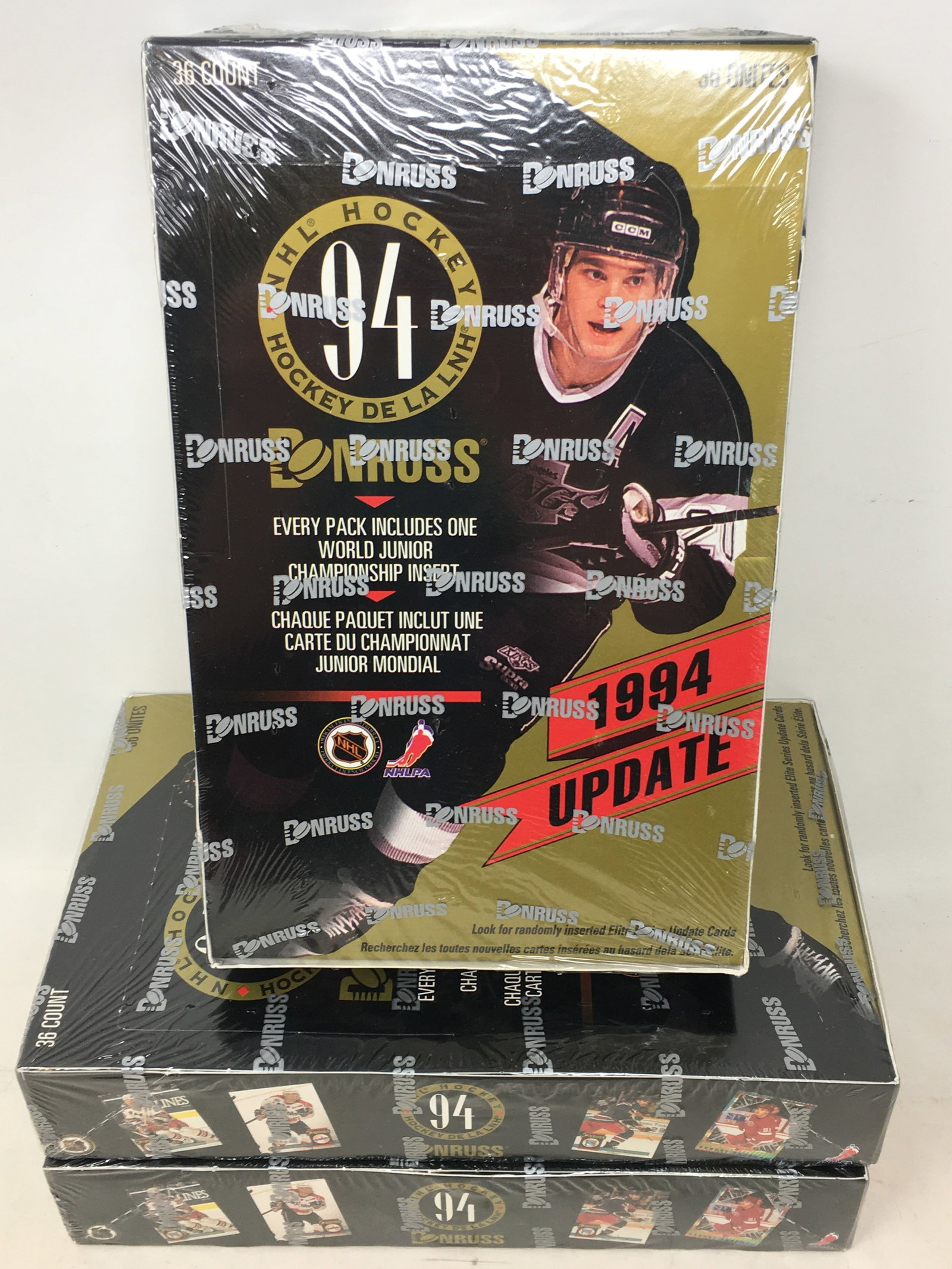 NHL Hockey Donruss 1994 Update, (3) Sealed Boxes (1 of 1)