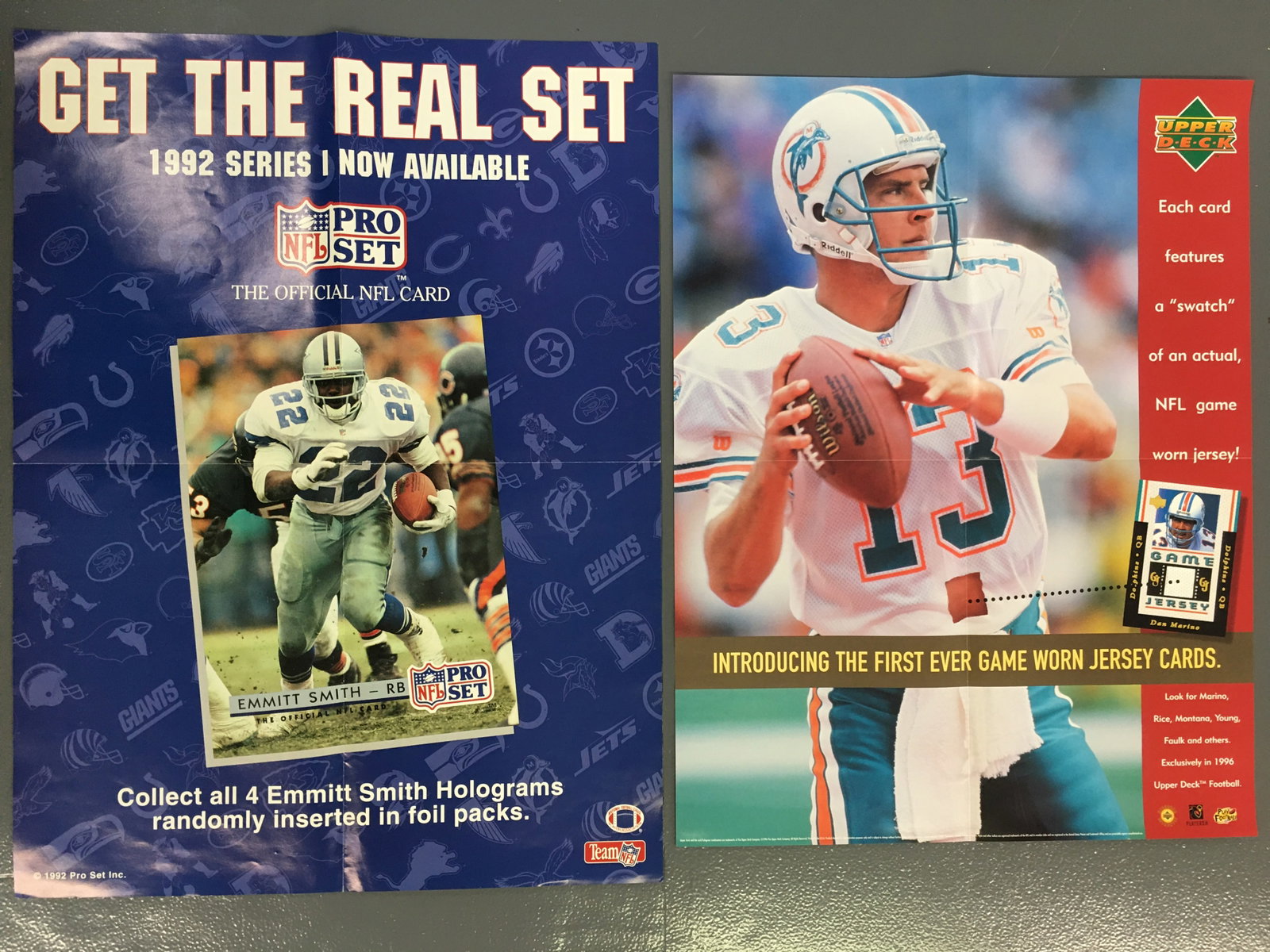 (2) 1990s NFL Factory Promotional Posters (1 of 3)