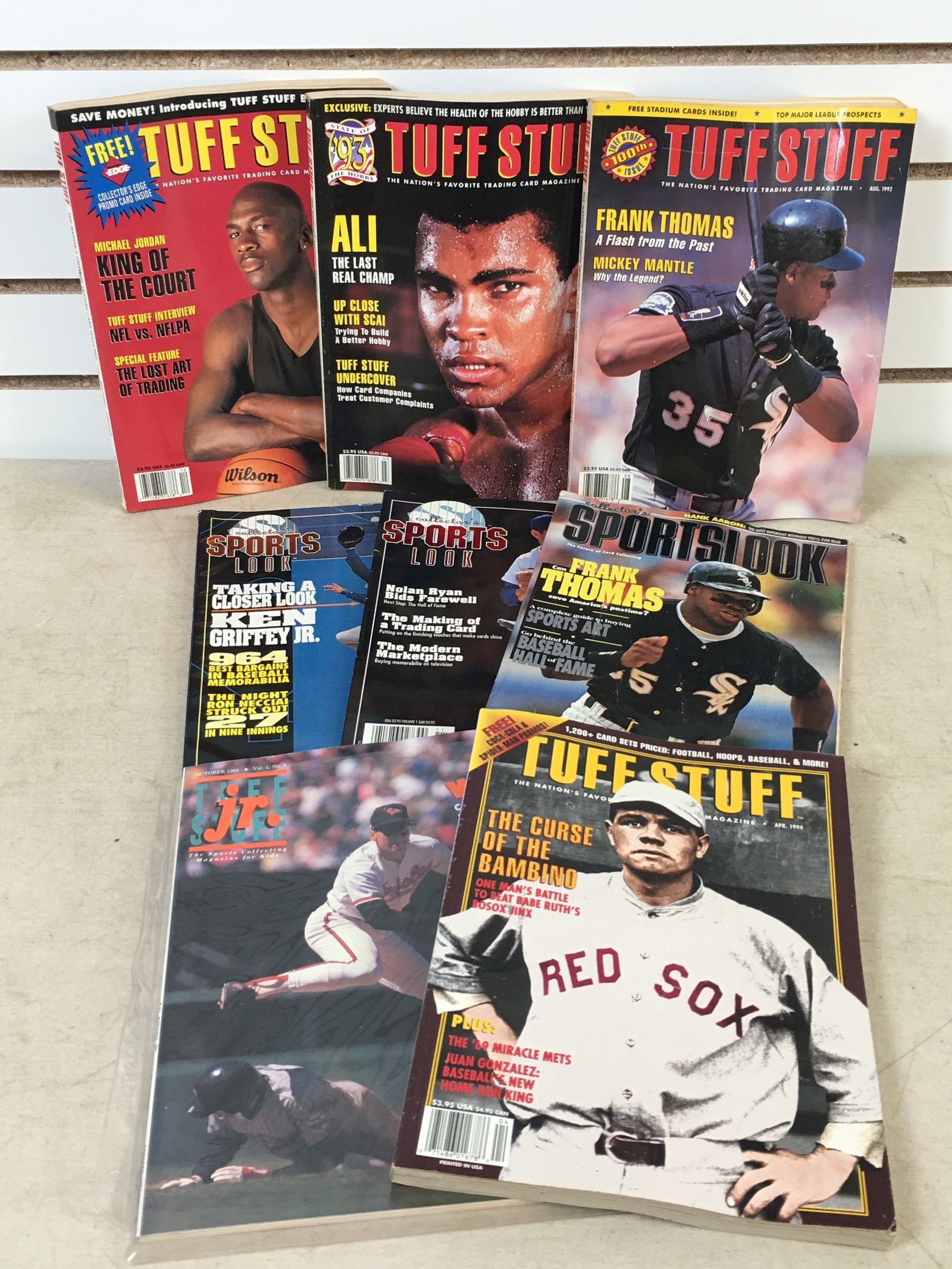 (8) 1990s Tuff Stuff & Collector's Sports Look Magazines (1 of 1)