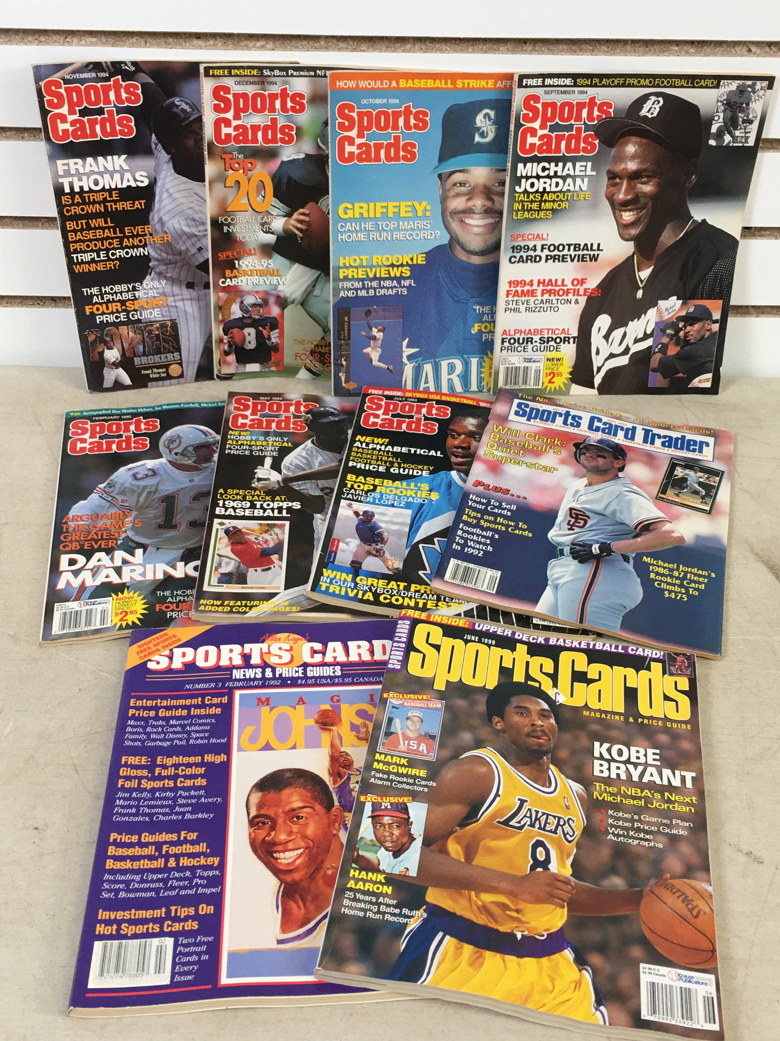 (10) 1990s Sports Cards Magazines (1 of 5)