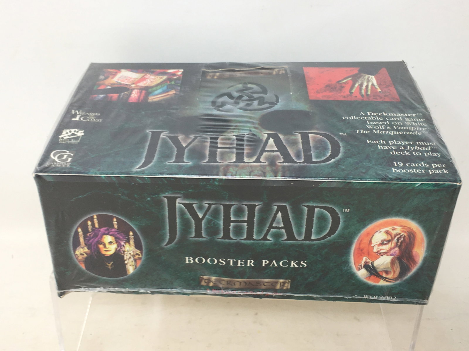 1994 Deckmaster Jyhad Booster Pack Box, Factory Sealed (1 of 3)