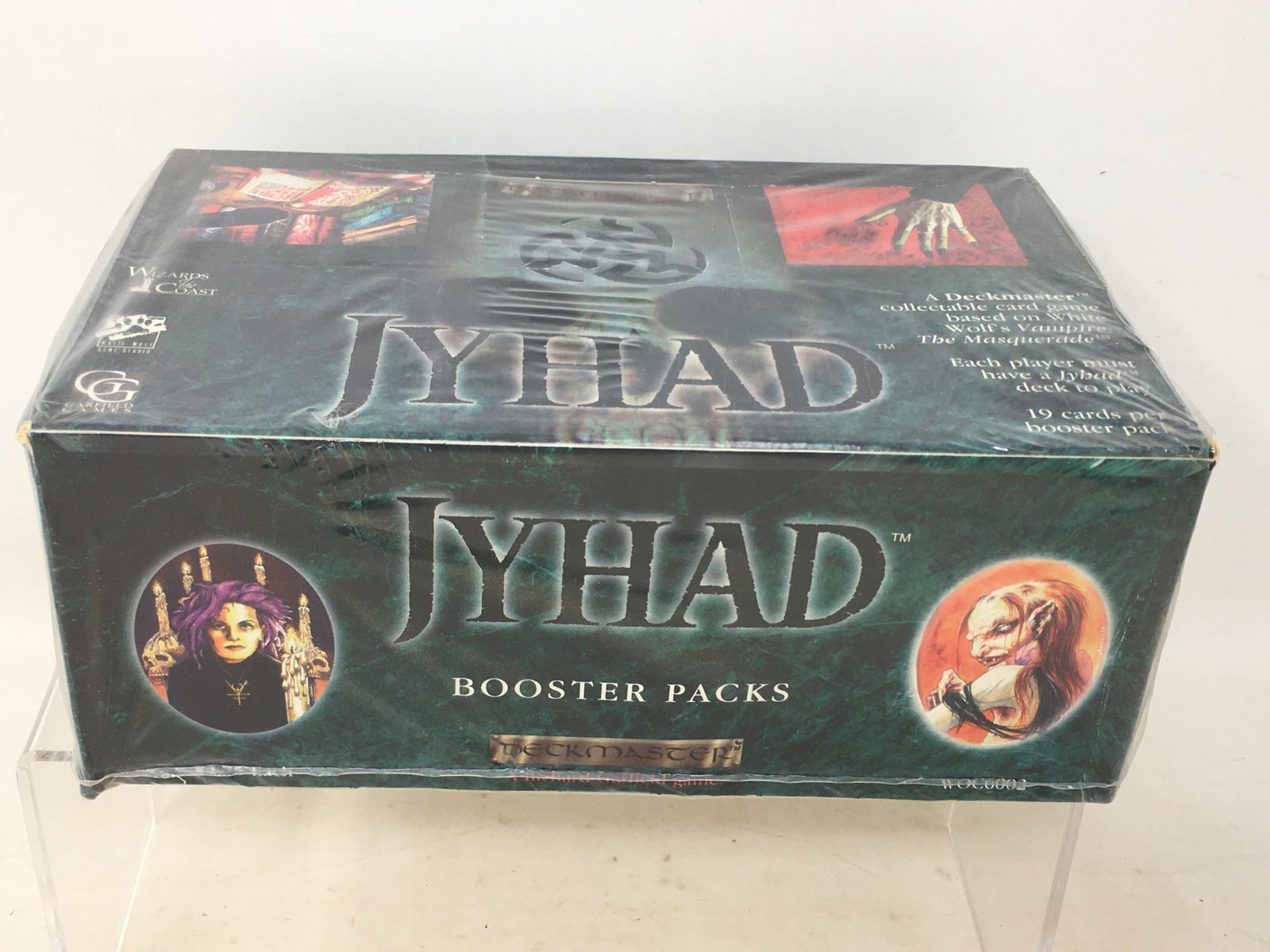 1994 Deckmaster Jyhad Booster Pack Box, Factory Sealed (1 of 3)