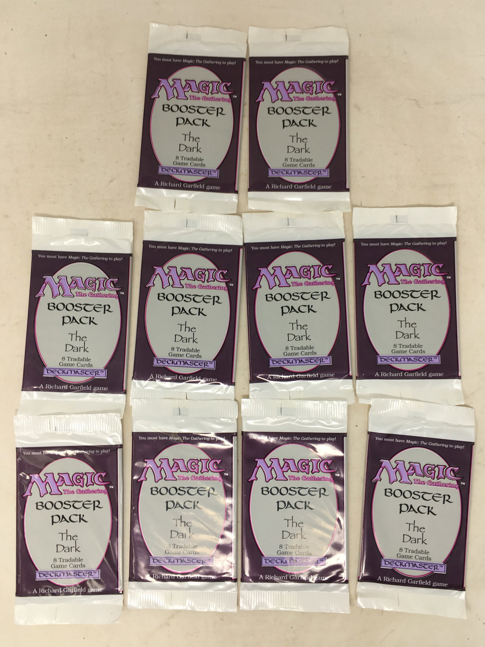 1994 Magic The Gathering The Dark, (10) Sealed Packs (1 of 2)