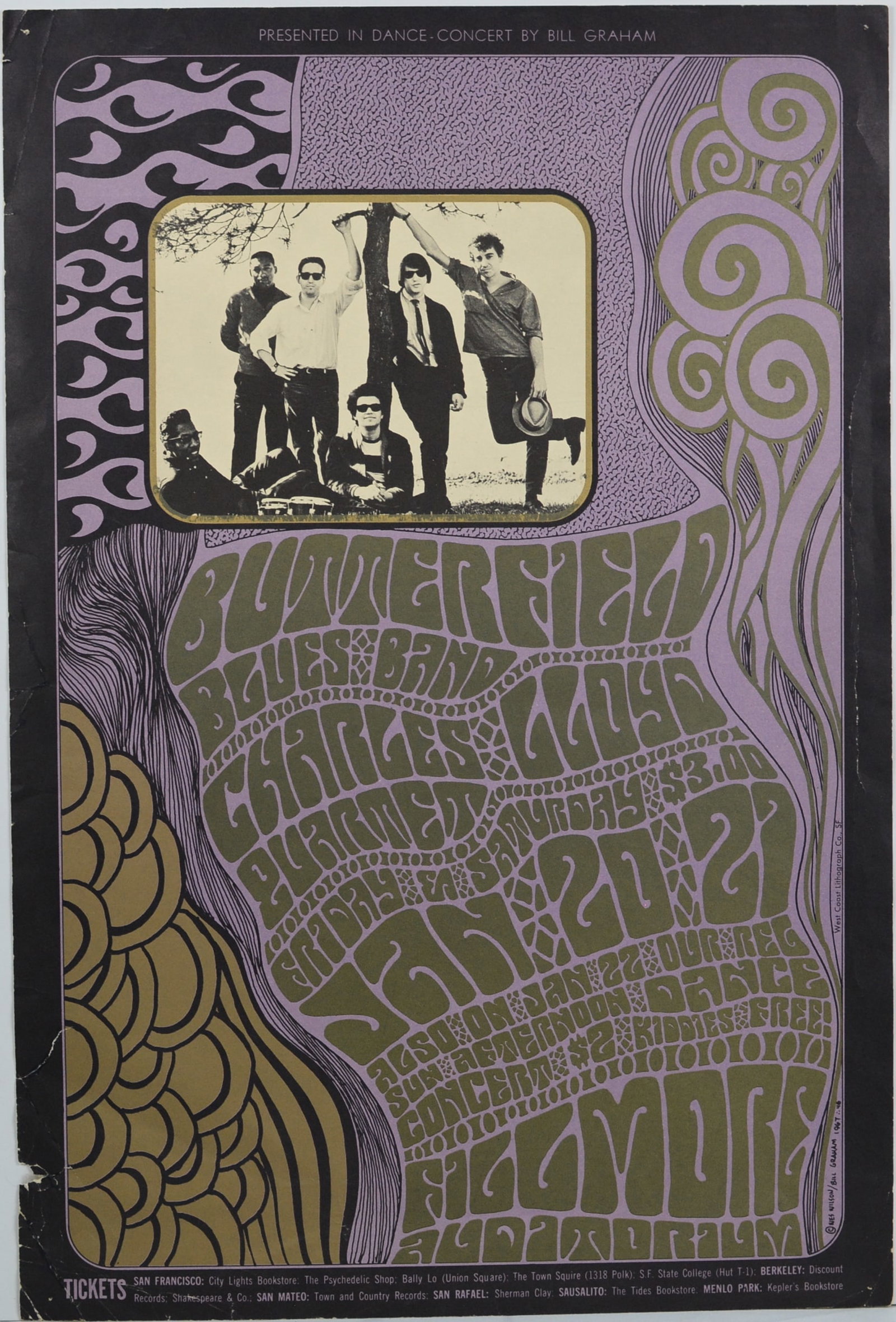 1967 Bill Graham Presents Concert Poster (1 of 8)