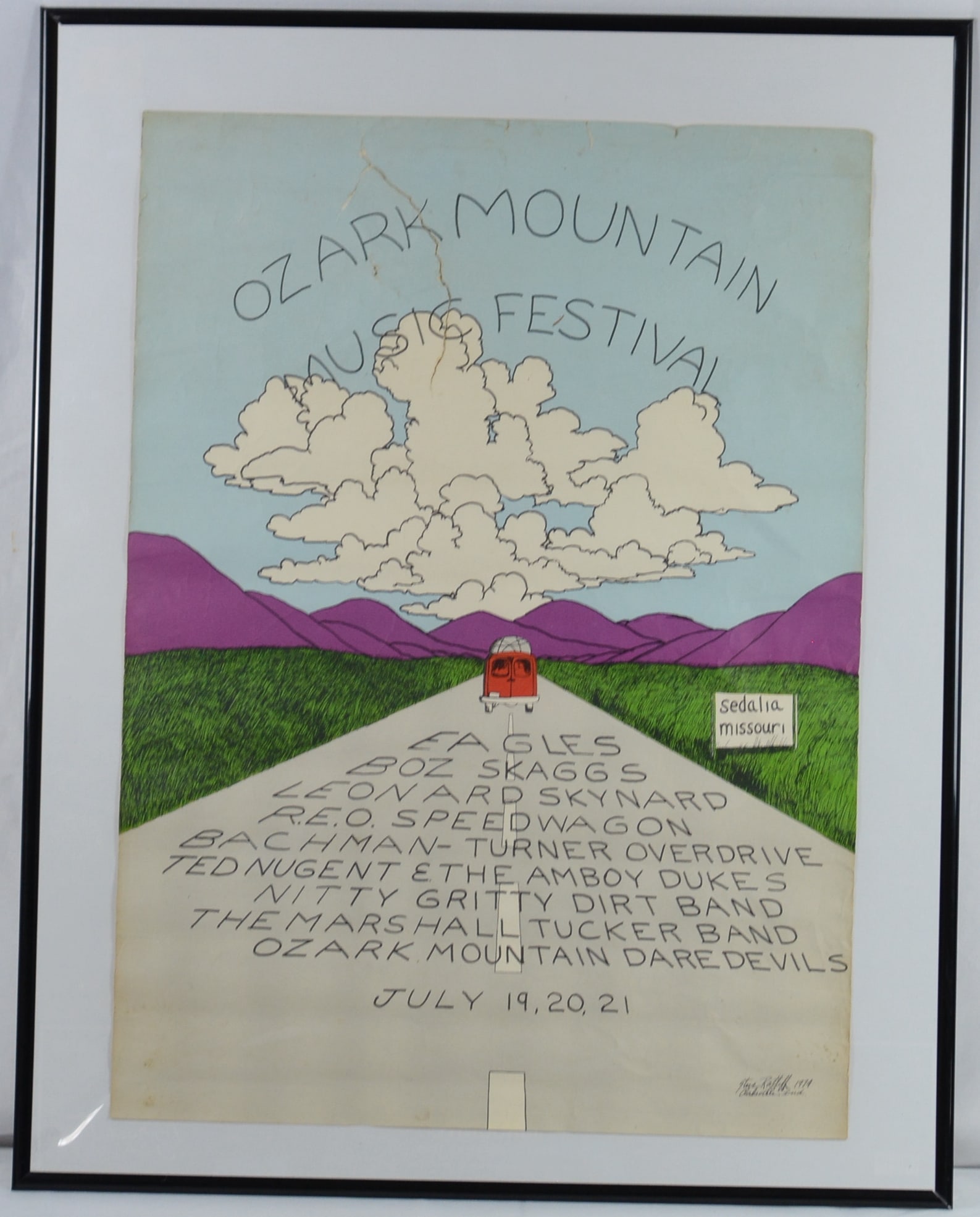 Ozark Mountain Music Festival Poster - Sedalia, Missouri - July 19-21 (1 of 6)