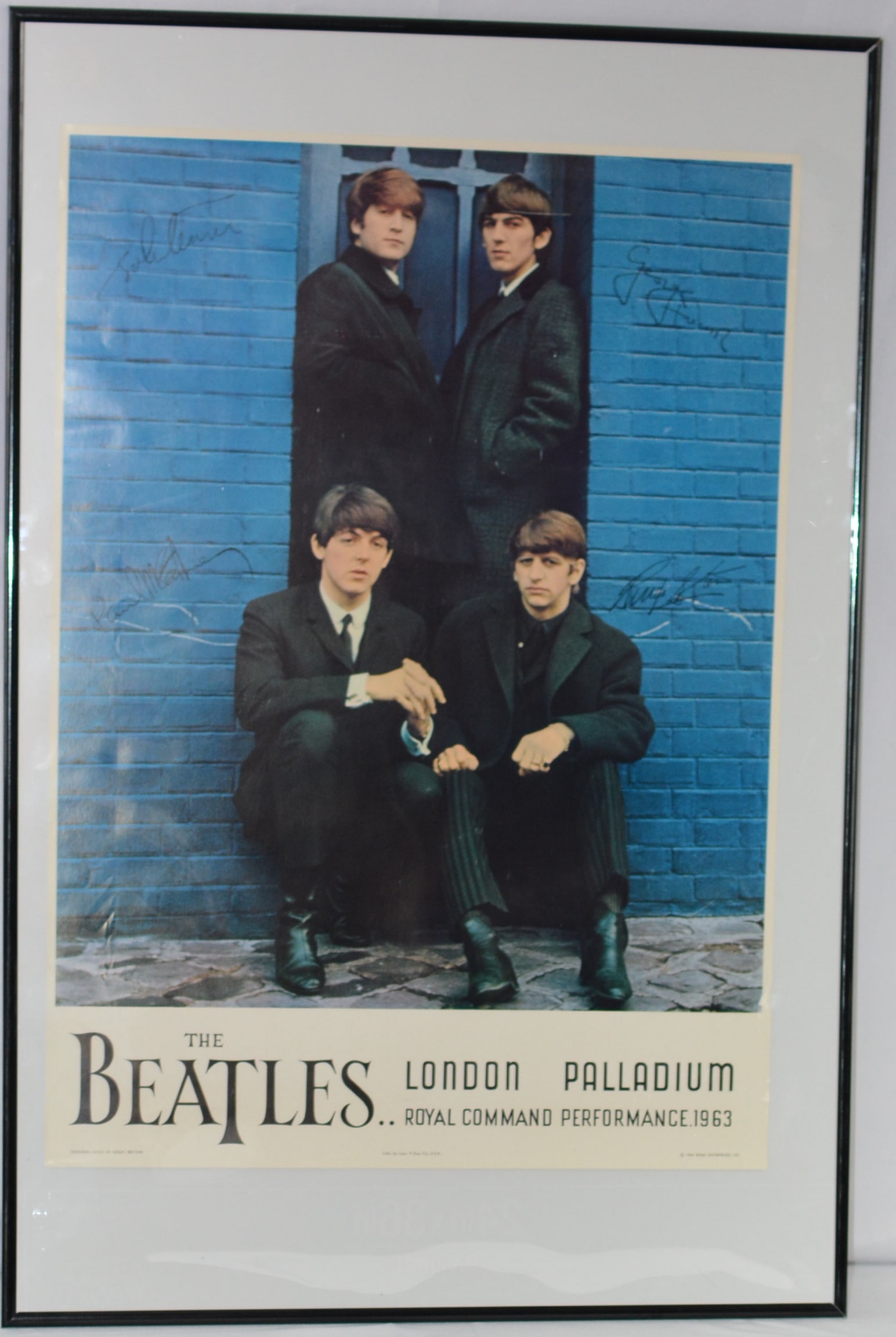 Beatles London Palladium Poster - Royal Command Performance - 1963 (1 of 4)