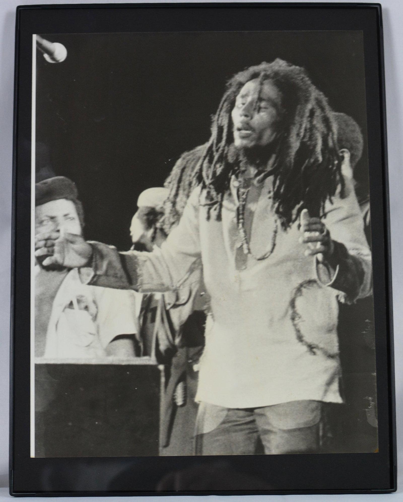 Framed Bob Marley Black & White Performance Photograph (1 of 1)