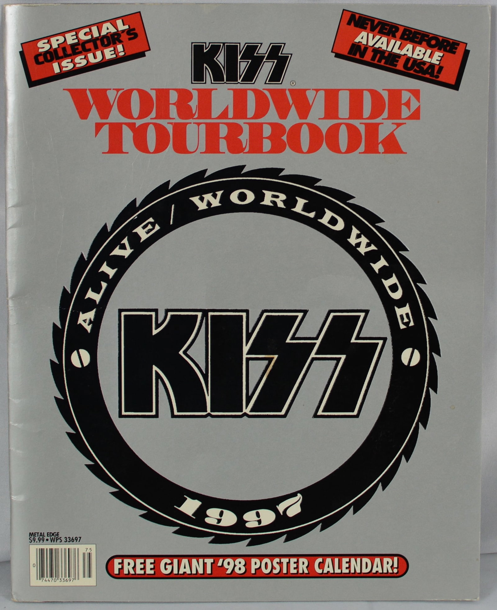 KISS Alive Worldwide 1997 Tourbook Collector's Issue (1 of 3)