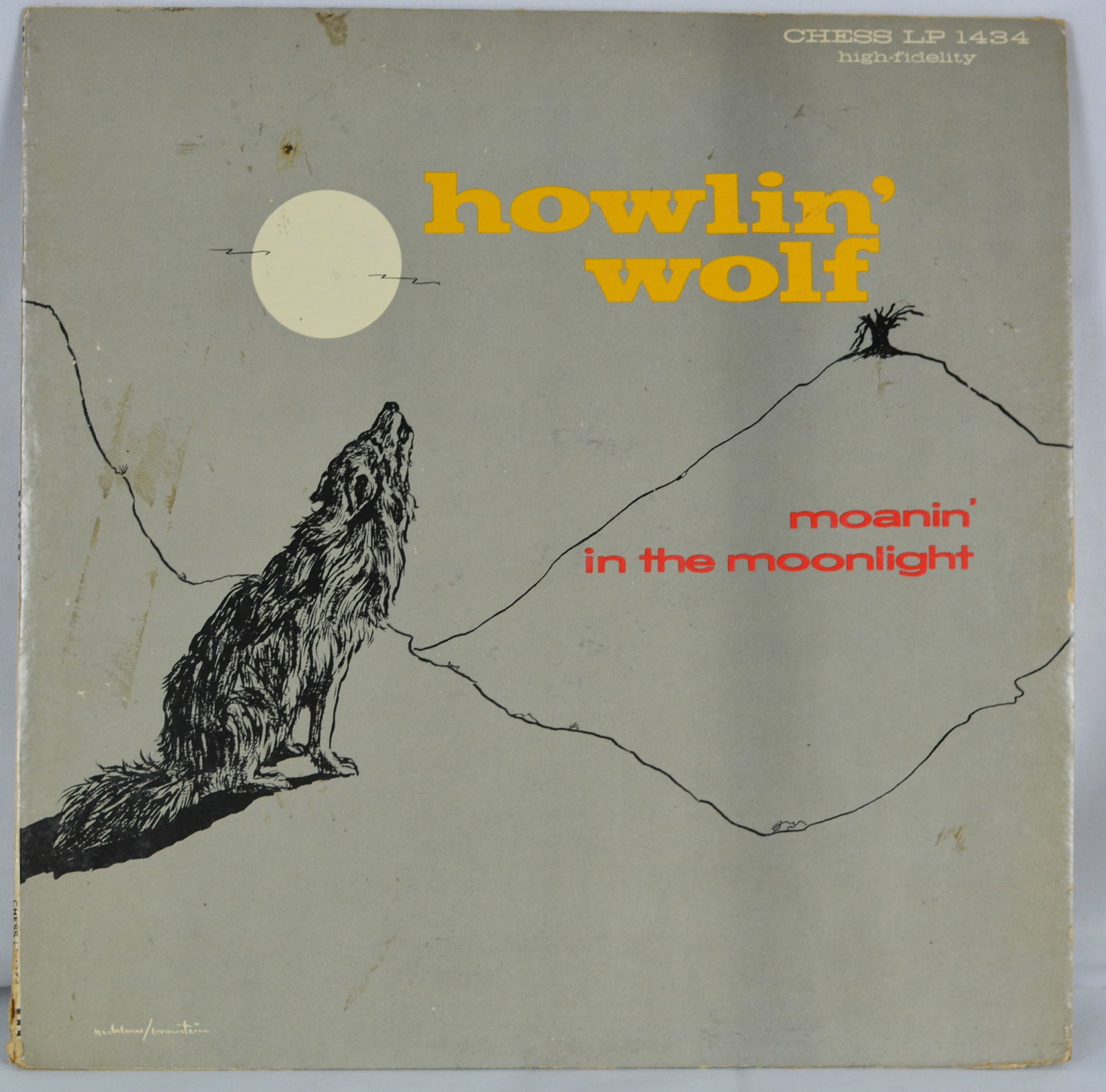 Howlin' Wolf "Moanin' in the Moonlight" Vintage Chess LP-1434 Vinyl Record Album (1 of 6)