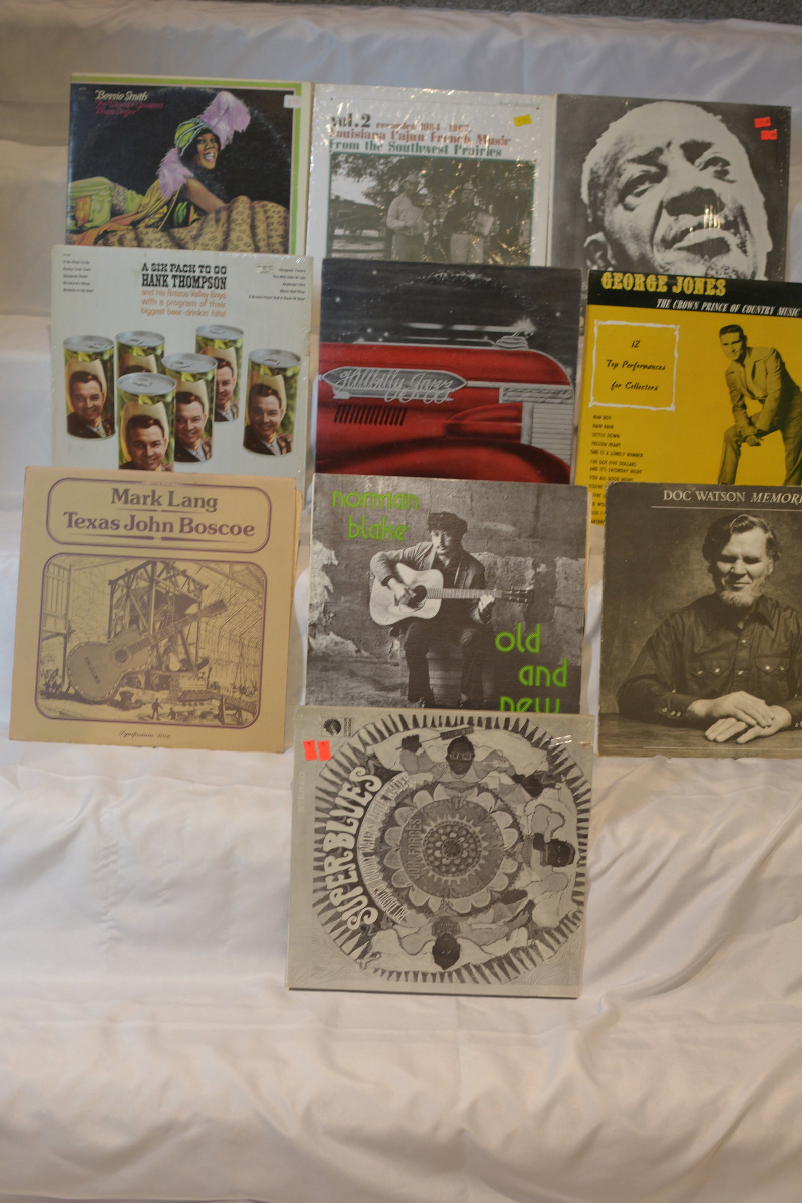 Folk, Cajun, Country & Roots Vinyl LP Collection (10 Records) (1 of 6)