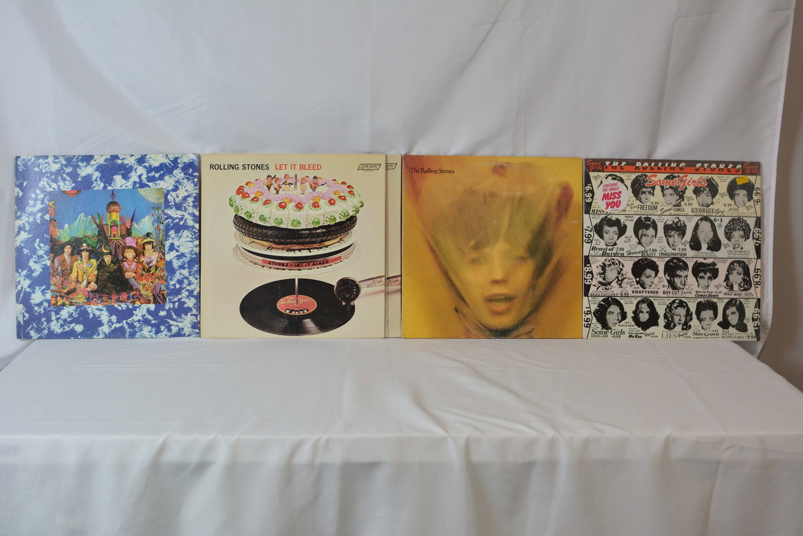 Rolling Stones Vintage Vinyl LP Collection - Let It Bleed, Some Girls, Goats Head Soup & Satanic (1 of 15)