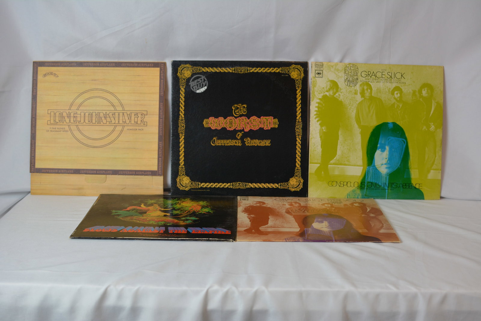 Jefferson Airplane & Grace Slick Vintage Psychedelic Rock Vinyl LP Collection (1 of 20)