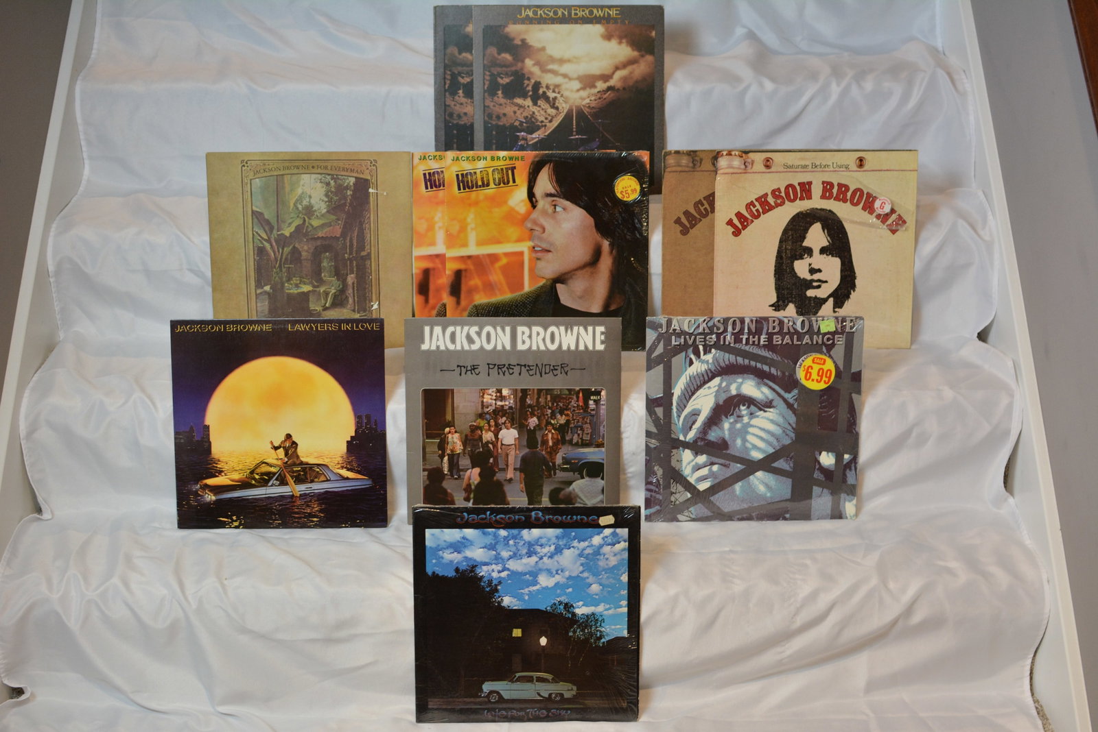 Jackson Browne Vinyl LP Lot ? Running on Empty, The Pretender, Hold Out, Lawyers in Love (1 of 4)