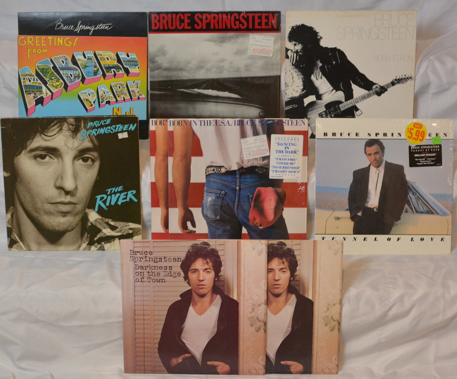 Bruce Springsteen Vinyl LP Collection ? Born to Run, The River, Born in the U.S.A. (1 of 4)