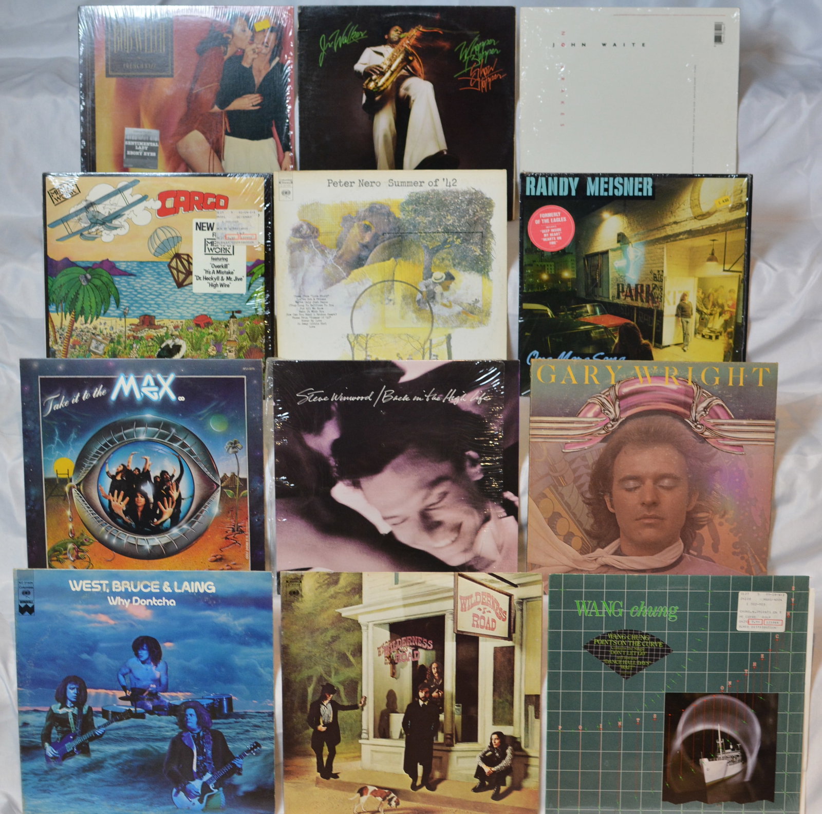 Vintage Rock & Pop Vinyl LP Lot Steve Winwood, Wang Chung, Randy Meisner, Gary Wright (1 of 6)