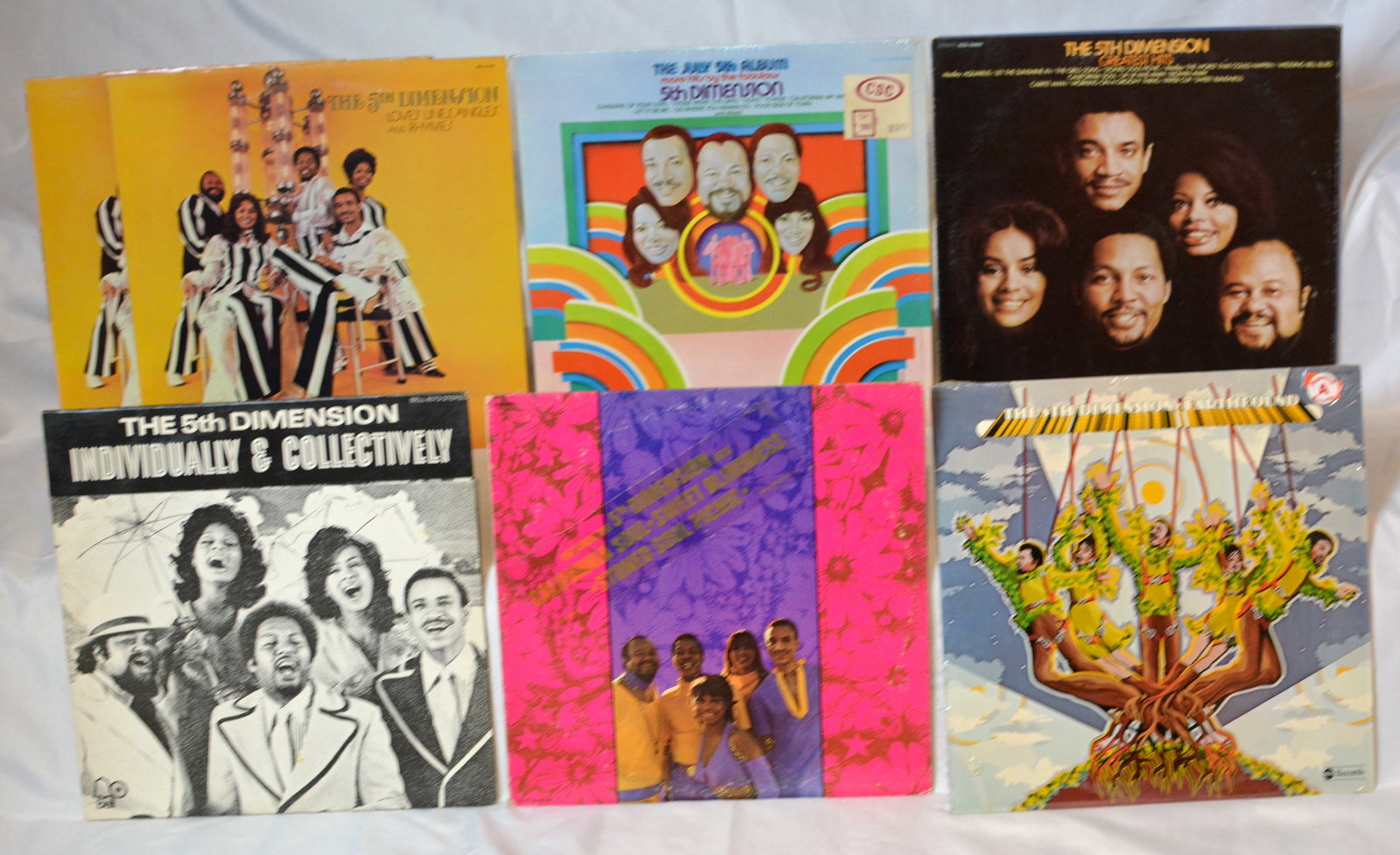 The 5th Dimension Vinyl Record Lot ? Individually & Collectively, Earthbound, Living Together LPs (1 of 5)