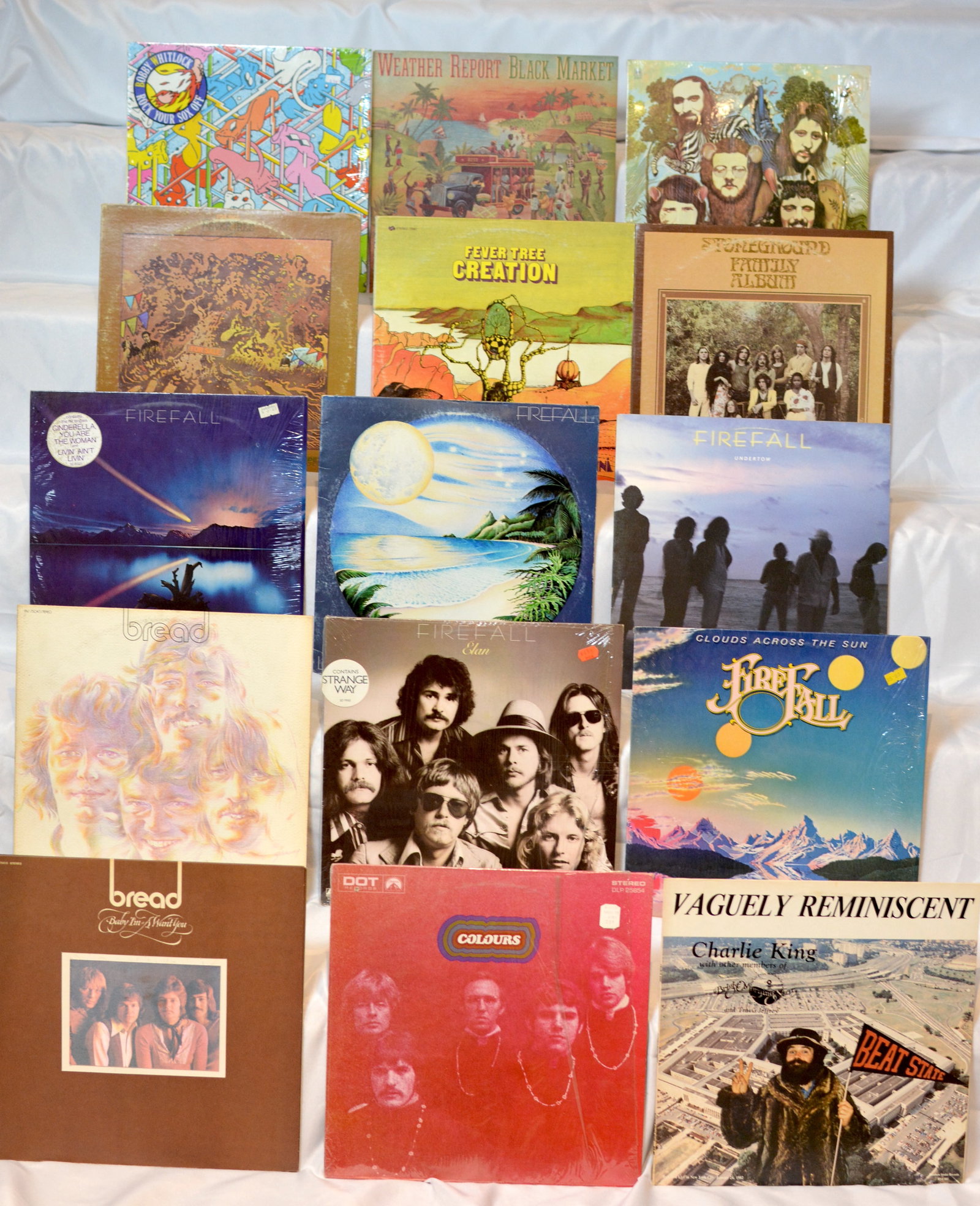 Vintage Rock & Soft Rock Vinyl LP Lot Firefall, Bread, Weather Report & More (1 of 8)
