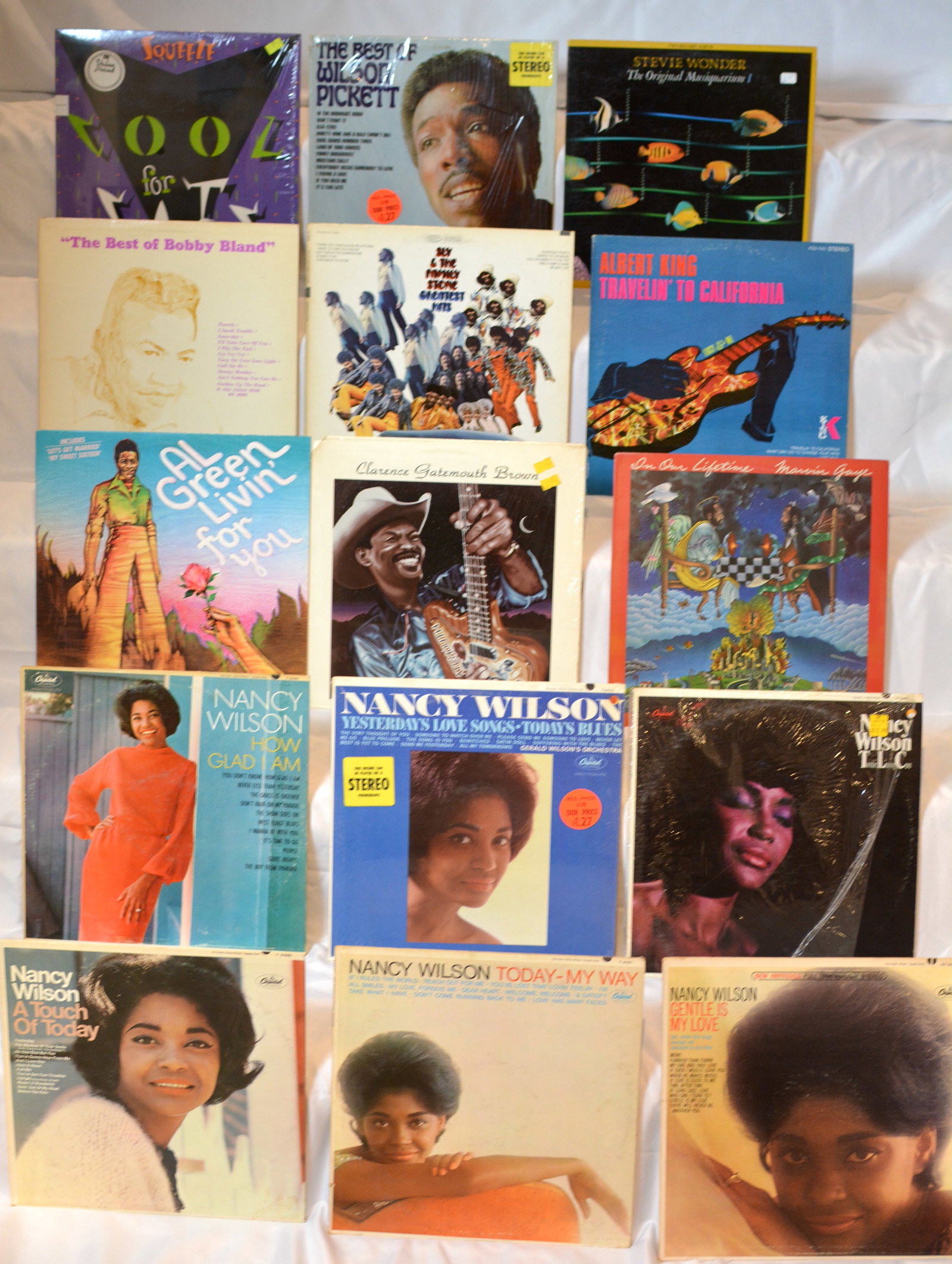 Soul, R&B & Jazz Vinyl LP Collection ? Stevie Wonder, Marvin Gaye, Albert King, Nancy Wilson & More: Vintage soul, R&B, blues, funk, and jazz vinyl LP lot featuring legendary artists from Motown, blues, and classic soul eras. Great collection for collectors, DJs, resellers, or fans of vintage groove 