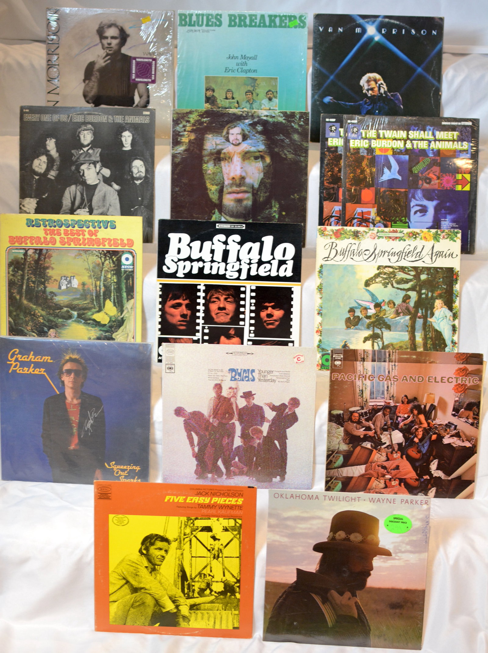 Classic Rock & Blues Vinyl LP Collection Van Morrison, Buffalo Springfield, Eric Burdon, John (1 of 7)