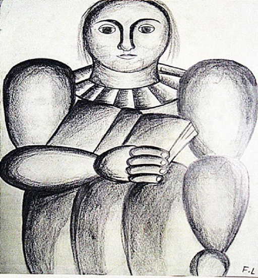fernand leger woman with a book