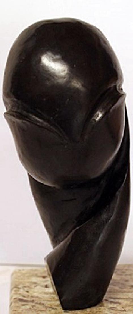 Bronze Sculpture - Constantin Brancusi: Limited Edition, Hand Signed, Bronze Sculpture after the artist, Size Approx. 11" x 6" x 5" in.